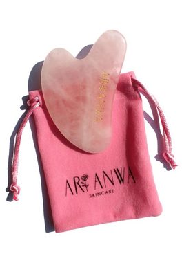 ARI ANWA Skincare Massagegerät Gua Sha Rosenquarz, Gesichtsmassage & Hautpflege