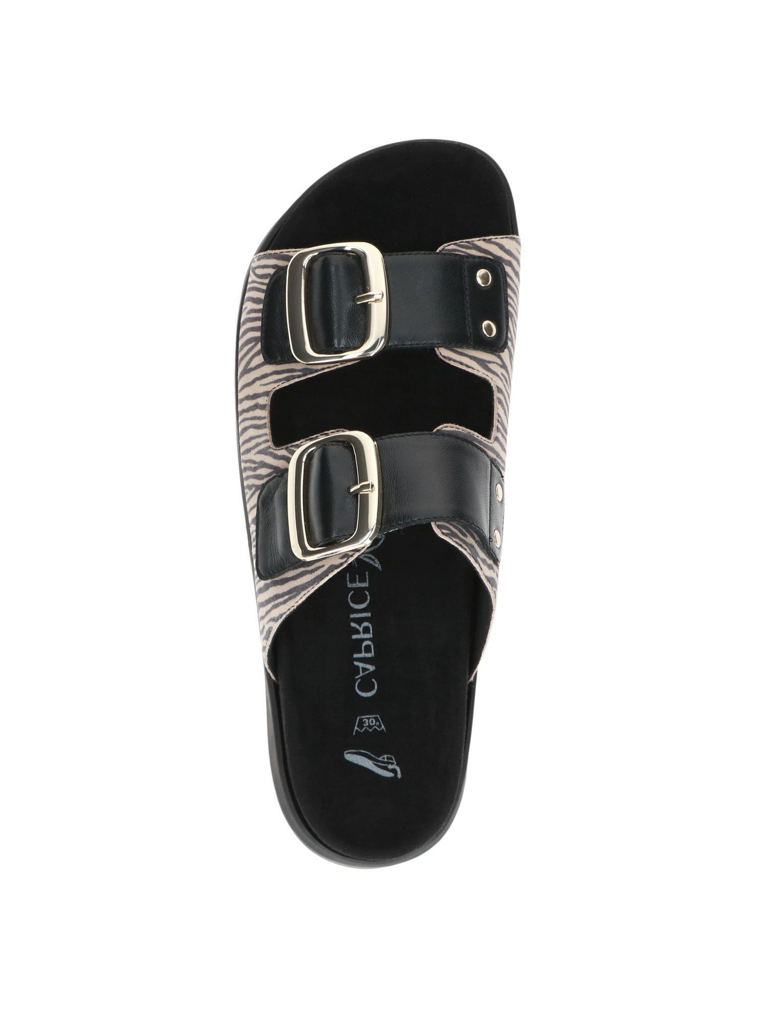 Caprice CAP Mem/fb wash aus Leder kein Absatz 9-27202-46 Pantolette CAP Mem/fb wash