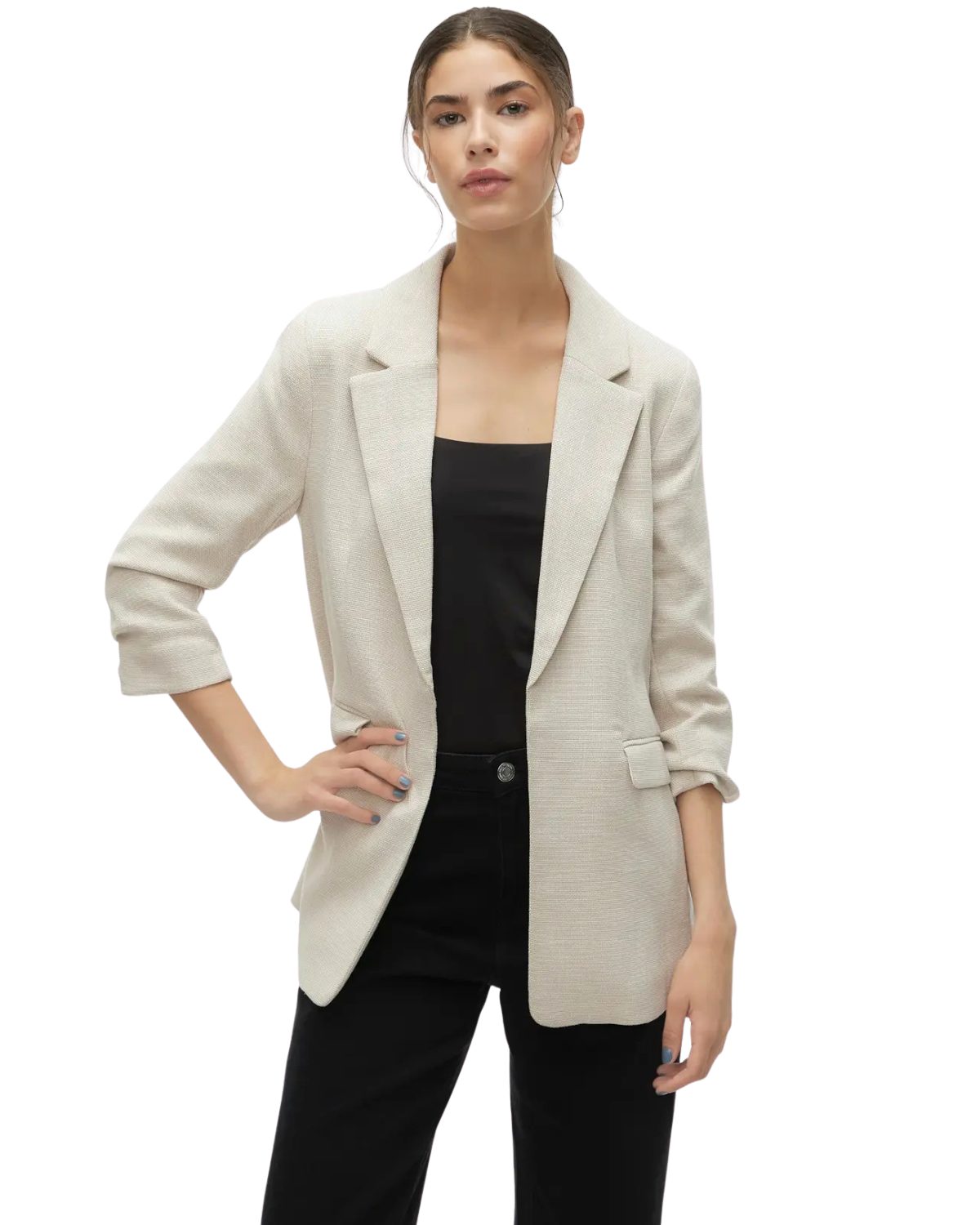 Vero Moda Longblazer Tweed Blazer klassisch, chic und modern
