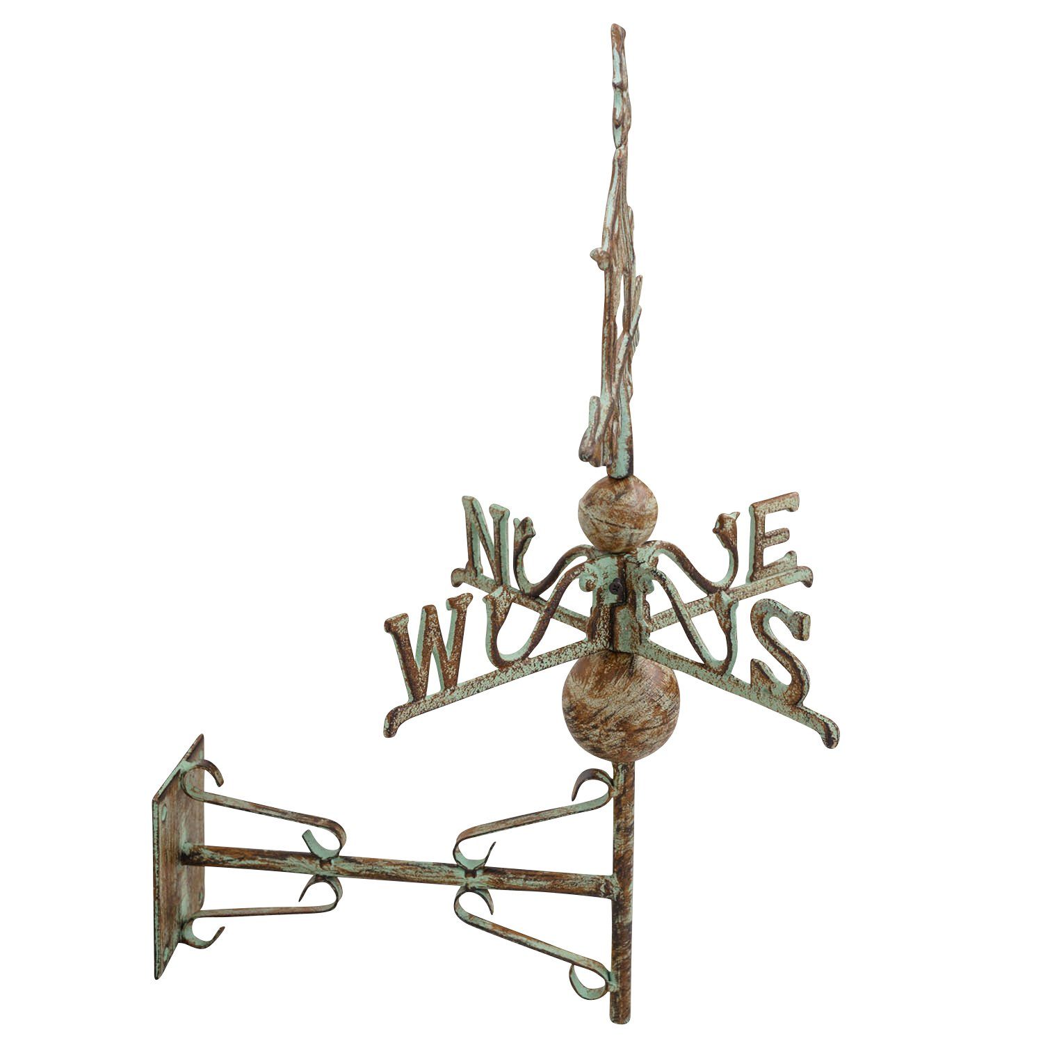 ENGLISCHER WETTERHAHN GUSSEISEN ANTIK - Wetterfahne Hahn Nostalgie DR-010