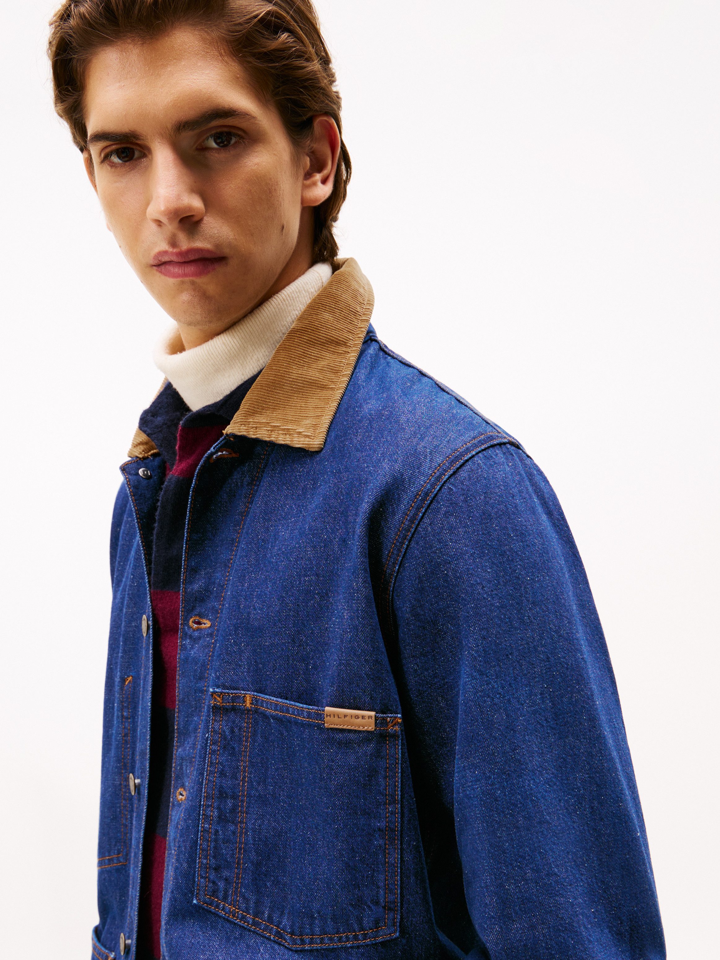 Tommy Hilfiger Jeansjacke CHORE JACKET Freizeitjacke, Übergangsjacke mit Co günstig online kaufen