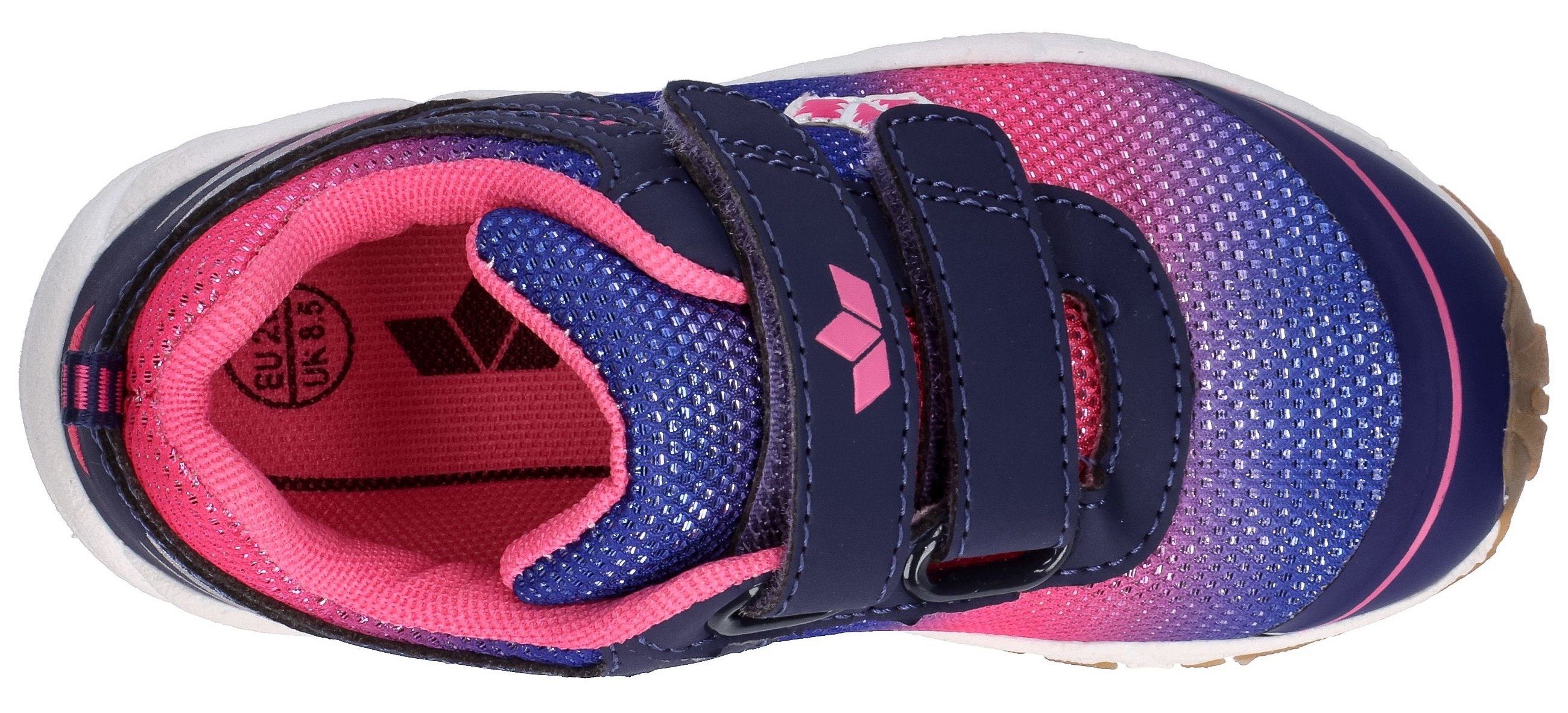 mit coolem V Farbverlauf Barney lila-pink Sneaker WMS Lico