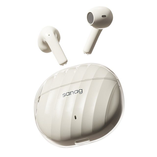 SANAG Bluetooth Kopfhörer Mit Bluetooth 5.3 Version, TWS Kopfhörer Kabellos In-Ear-Kopfhörer (Active Noise Cancelling (ANC), Dolby Atmos, True Wireless)