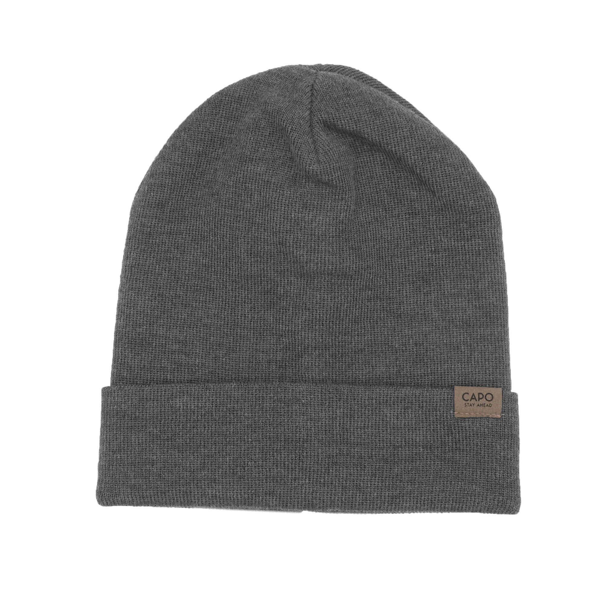 CAPO Strickmütze Beanie, Strick, doppelt (1-St)