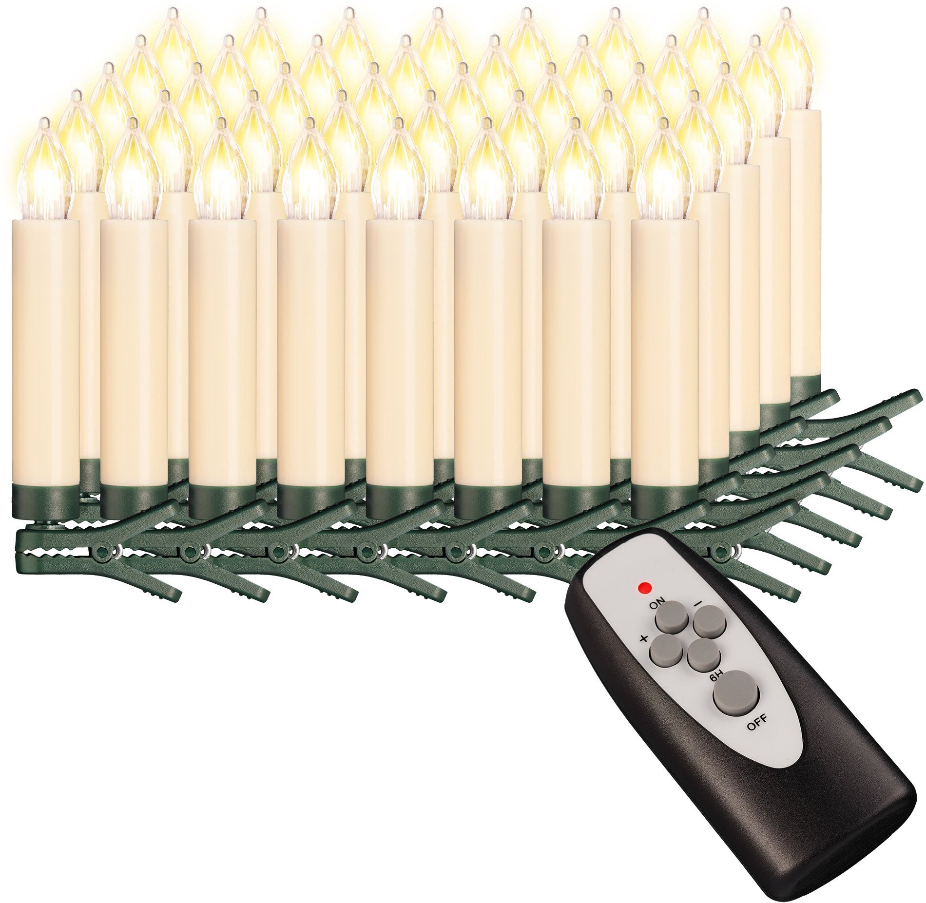 my home LED-Christbaumkerzen Weihnachtsdeko, Christbaumschmuck, 40-flammig, günstig online kaufen