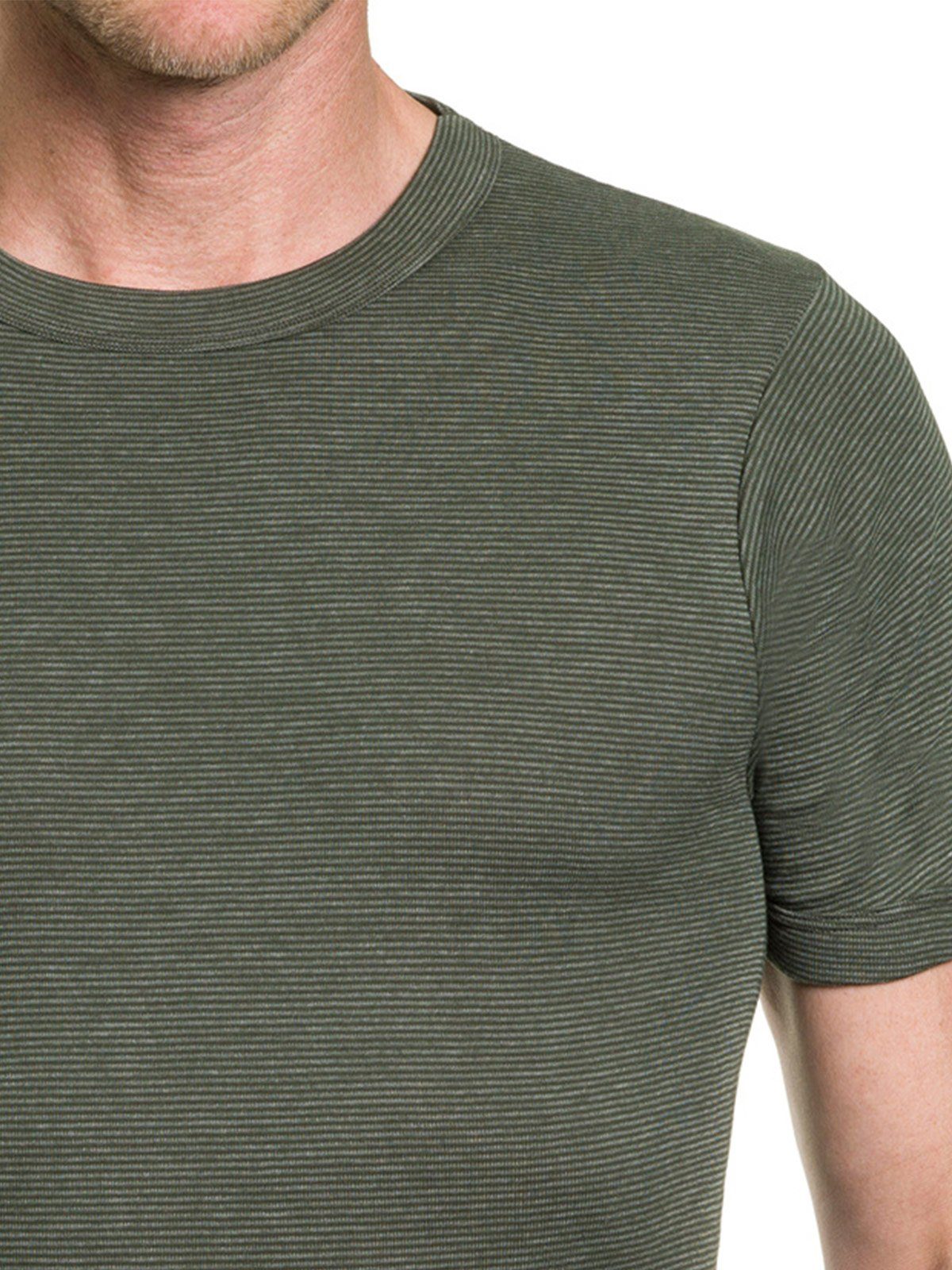 KUMPF Unterziehshirt Herren T-Shirt 1/2 Materialmix (Stück, Arm Klimaflausch 1-St)