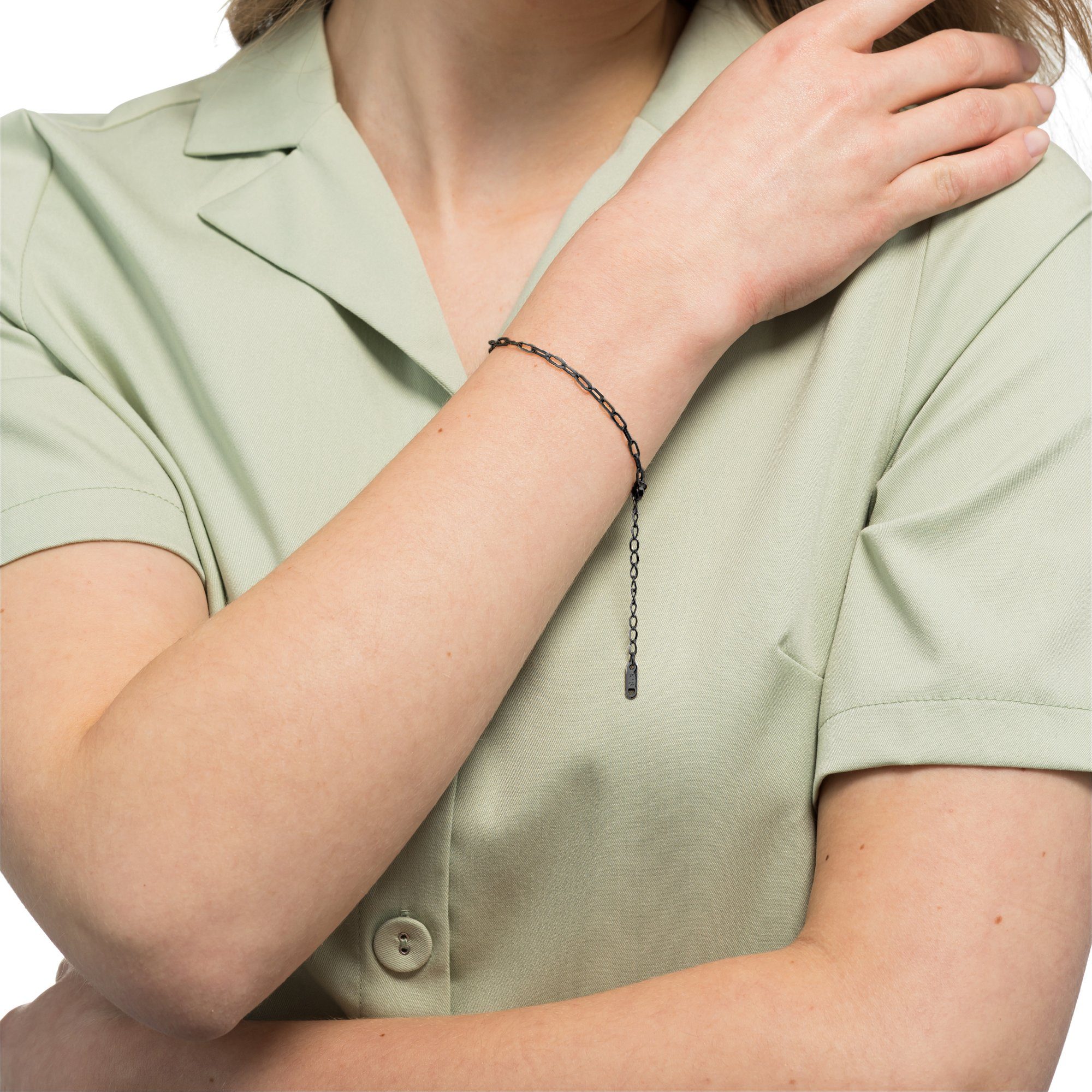 Heideman Armband für farben Frauen Geschenkverpackung), (Armband, Lana schwarz inkl. Armkette
