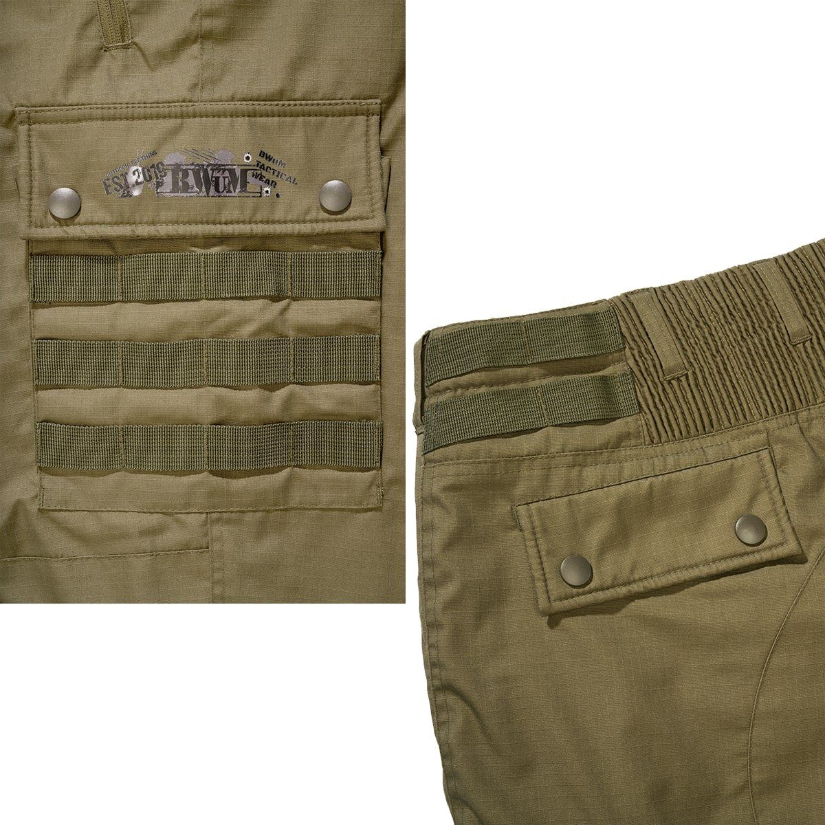 BWuM Outdoorhose BWuM Tactical Windbreaker Hose Fleece