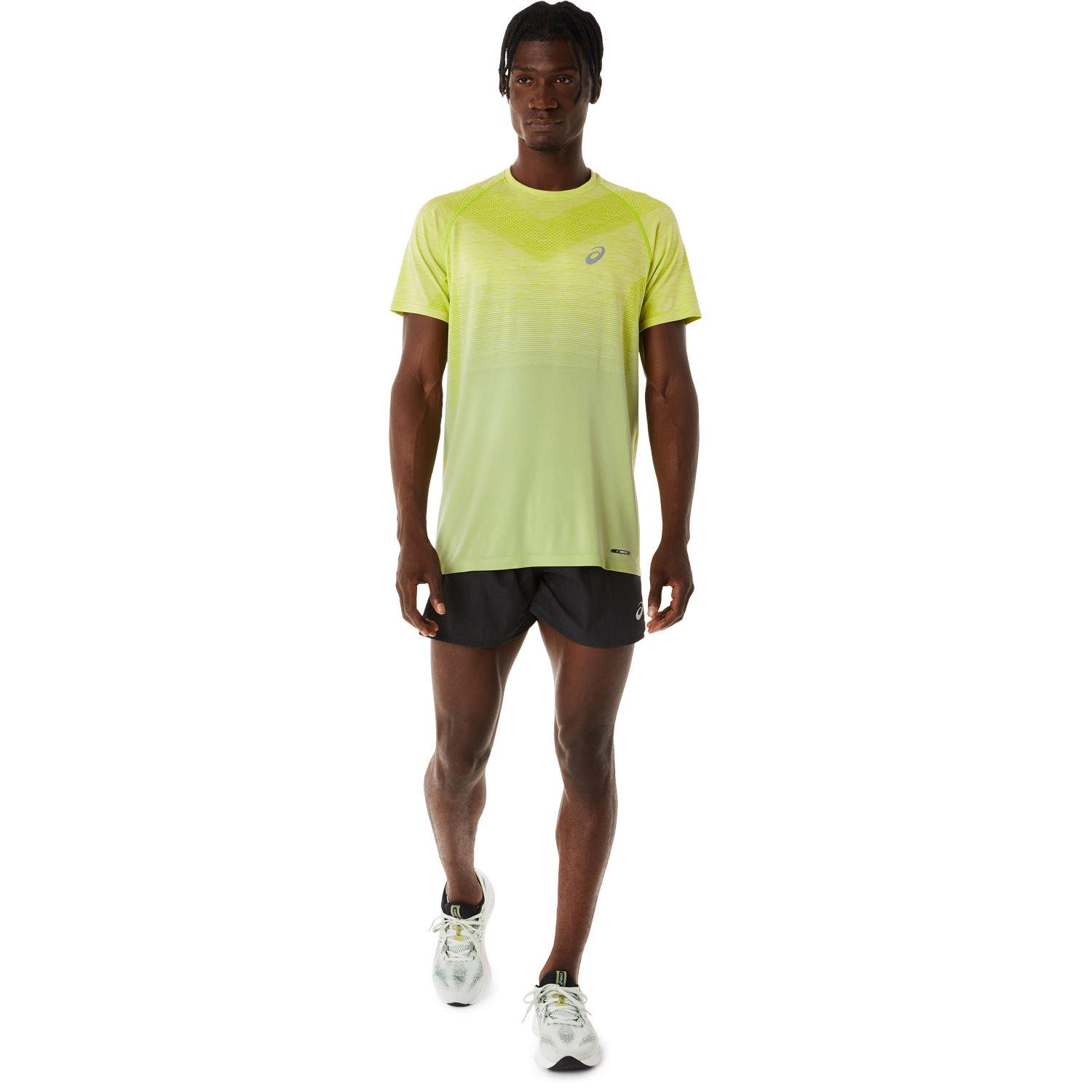 LIGHT Running Asics Trainingsshirt SAGE/LIME SS Top ZEST Seamless Asics