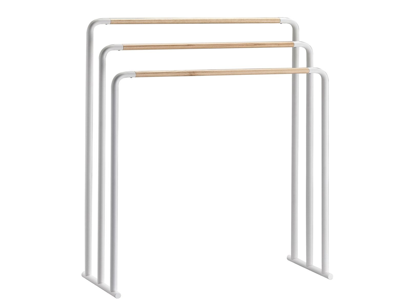 Yamazaki Handtuchständer "Plain" stehend platzsparend ohne Bohren 70x83x19c günstig online kaufen