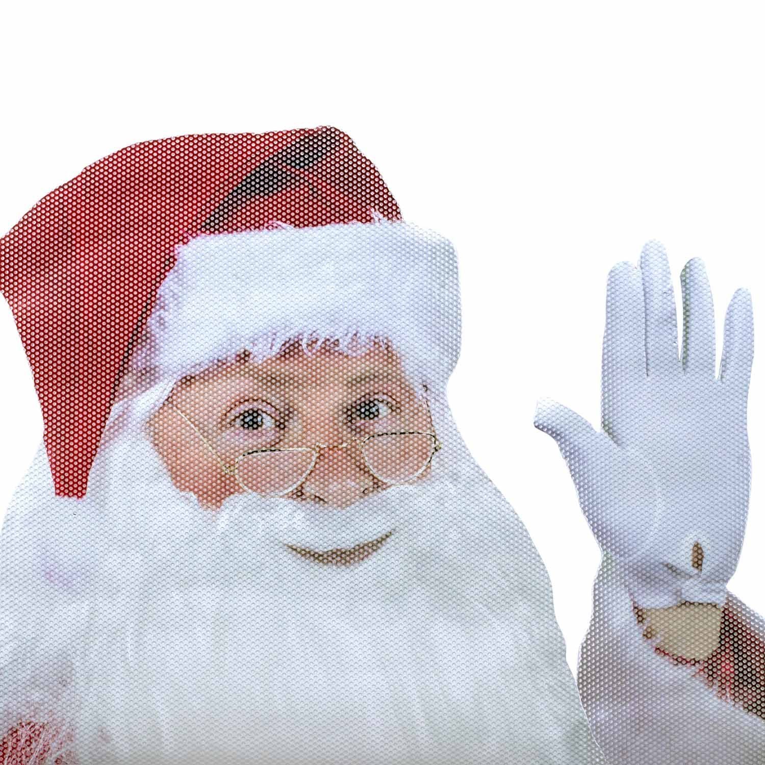 Thumbs Up Aufkleber Ride With Santa - Fenstersticker "Nikolaus"