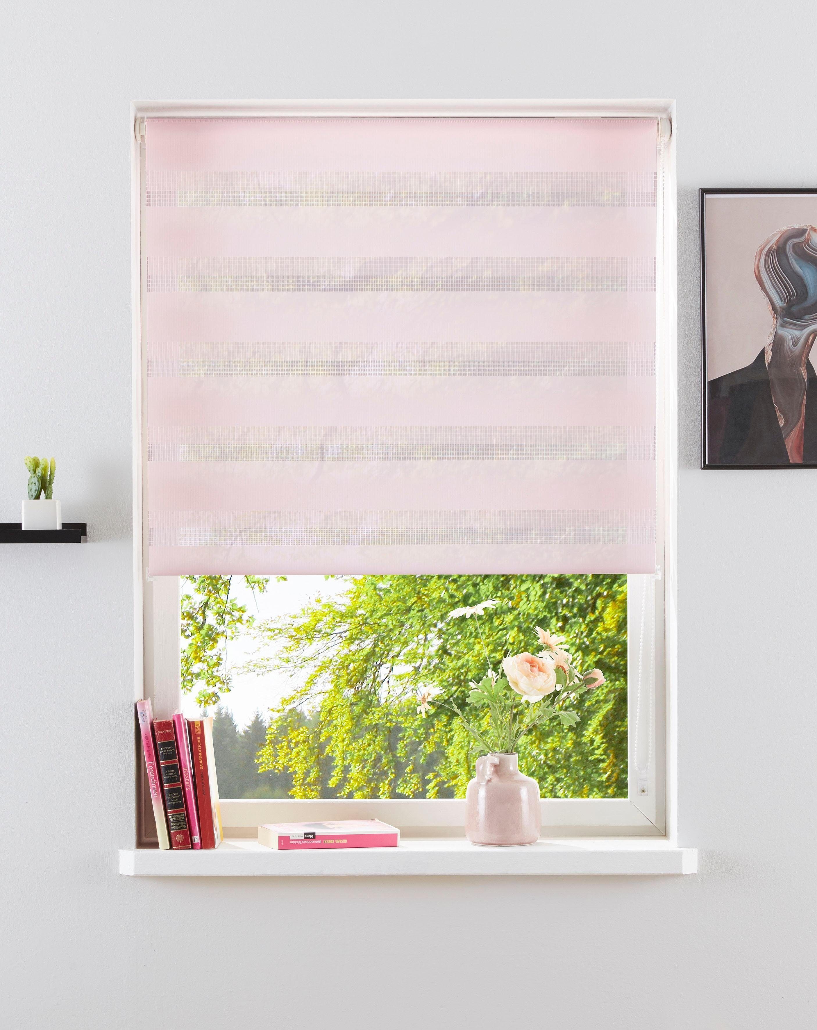 Doppelrollo MARANO, my home, Lichtschutz, ohne Bohren, freihängend, Klemmfix, Fixmaß, Bestseller mit über 6500 4,5-Sterne-Bewertungen, Klemmträgern