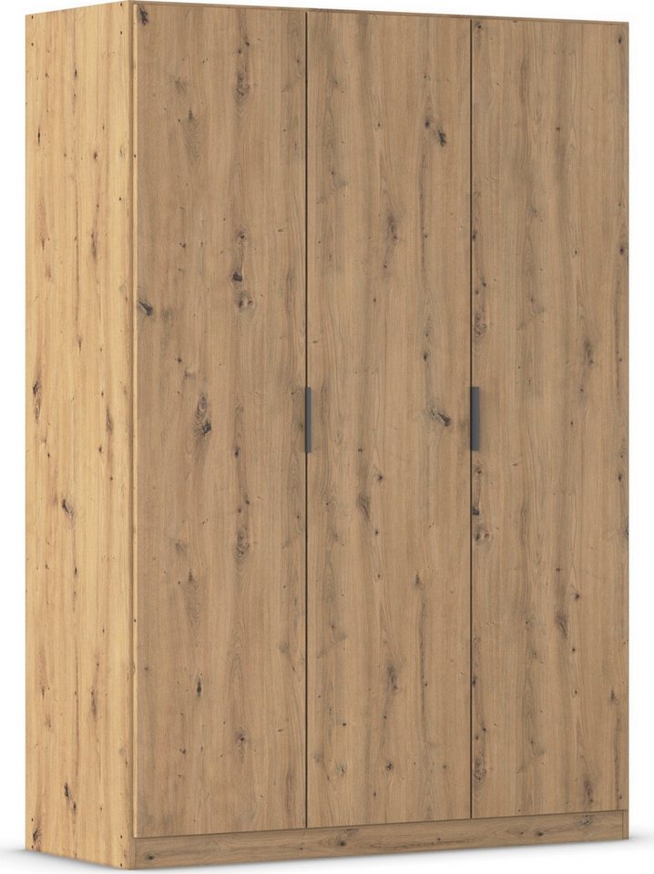 rauch Kleiderschrank Drehtürenschrank Schrank Garderobe Ankleide Schlafzimmer LAGOA (3 verschiedene Ausstattungen BASIC/CLASSIC/PREMIUM (inkl. SOFT-CLOSE) moderne Kantengriffe aus Metall, optional mit Aufsatz MADE IN GERMANY