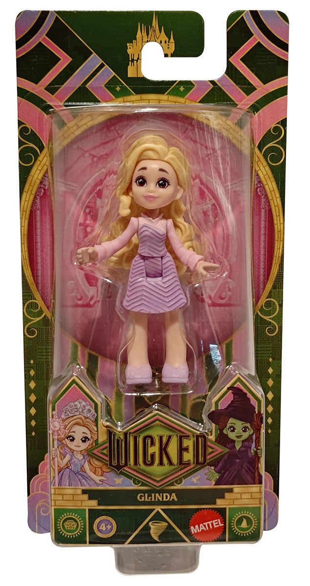 Mattel® Stehpuppe Mattel Wicked For Good Glinda Minipuppe ca. 8 cm JFM29 Puppe