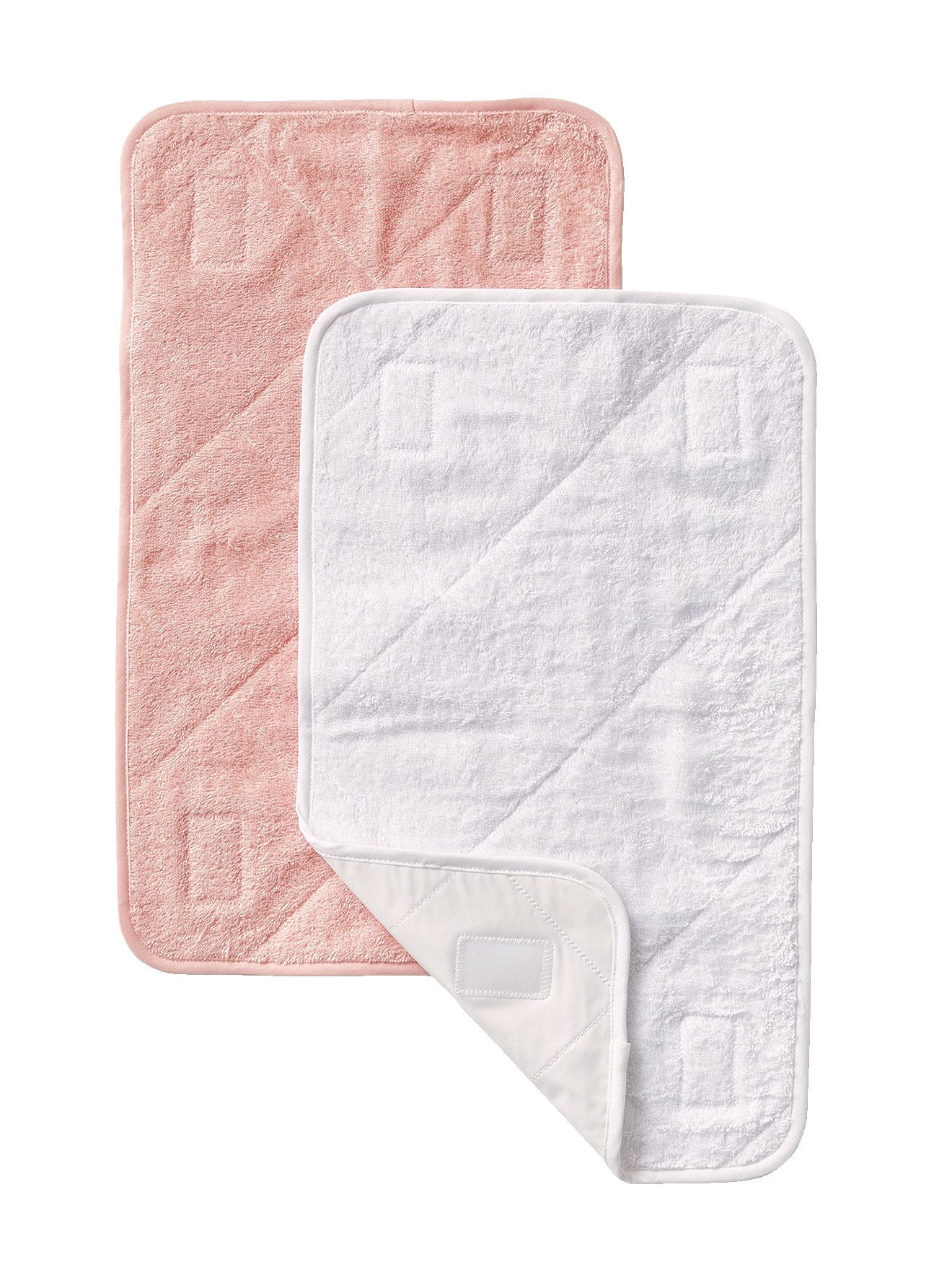 vertbaudet Wickelauflage 2er-Set Frottee-Unterlagen für Baby Wickelauflagen