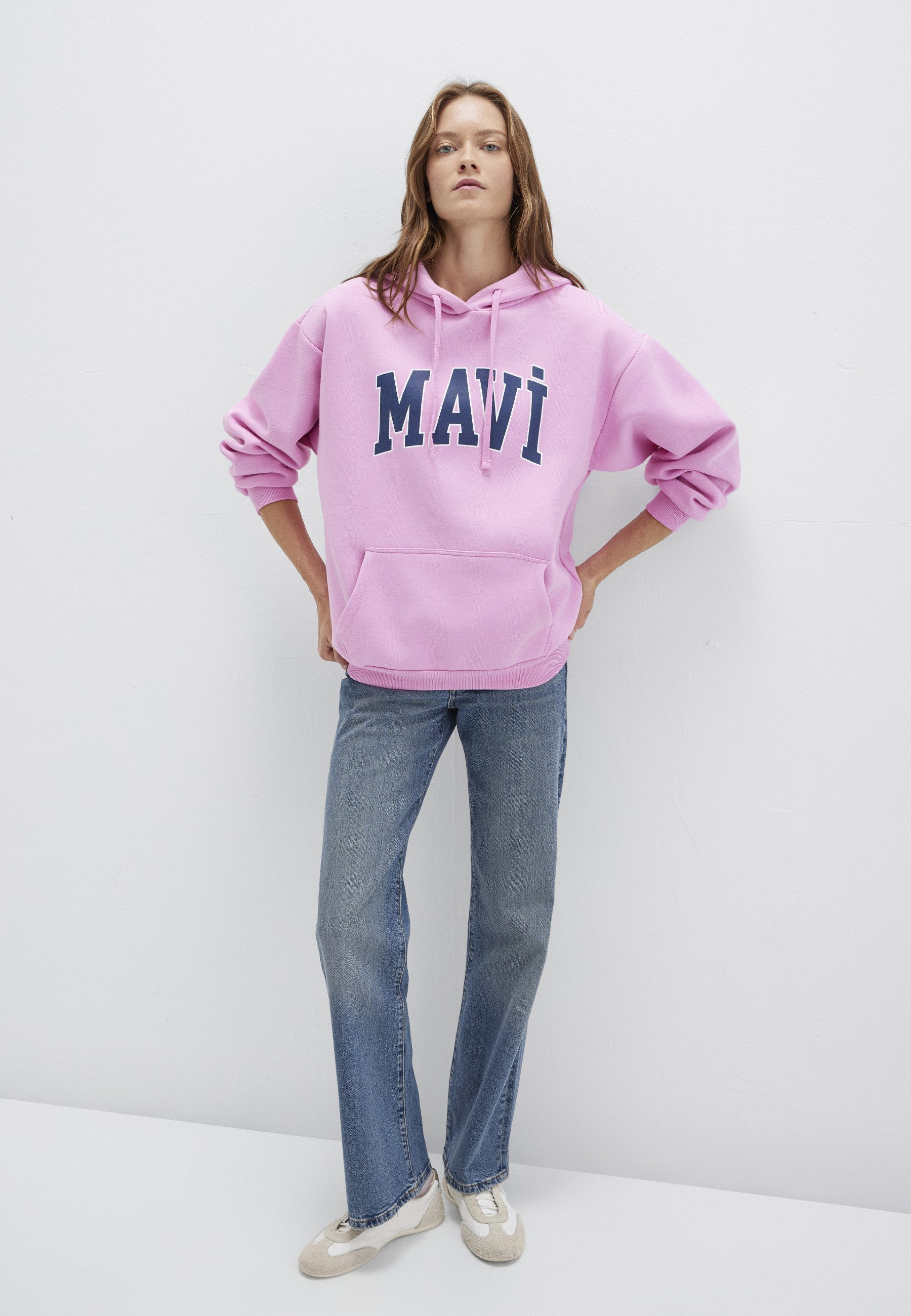 Mavi Kapuzenpullover MAVI LOGO HOODED SWEATSHIRT Logo Sweatshirt