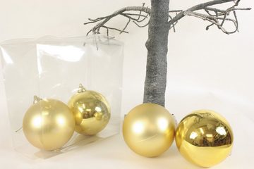 Lucht Weihnachtsbaumkugel Weihnachtskugeln 12 cm 4 Stück in der Box