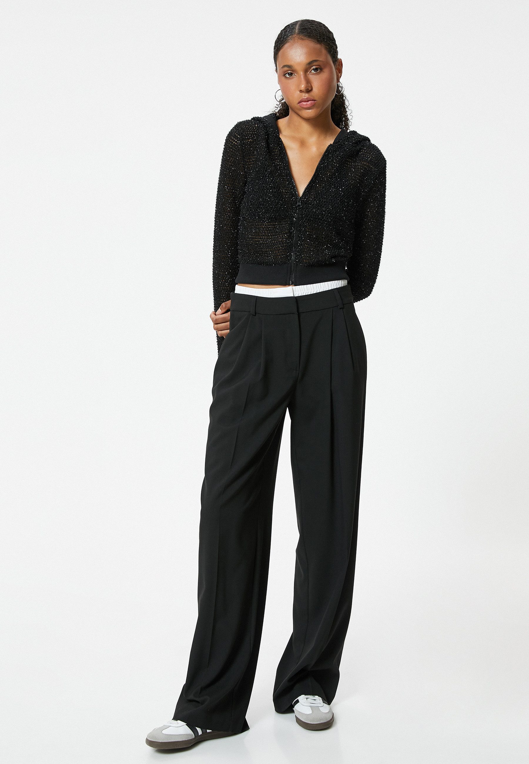 Koton T-Shirt Mit Kapuze-Vollreißverschluss Langärmelig günstig online kaufen