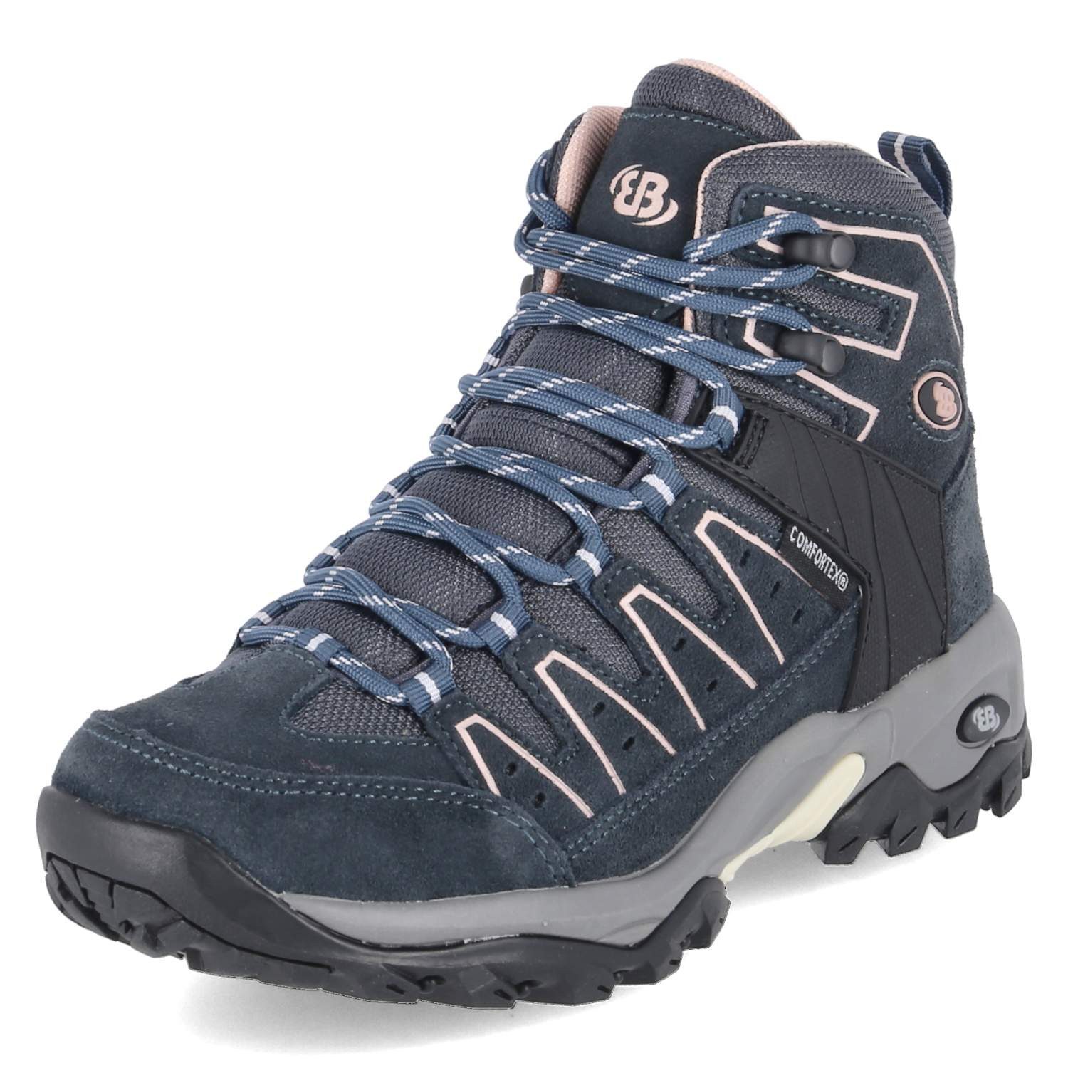 BRÜTTING Brütting 221382 Damen Leder & Textil blau Trekkingschuh günstig online kaufen