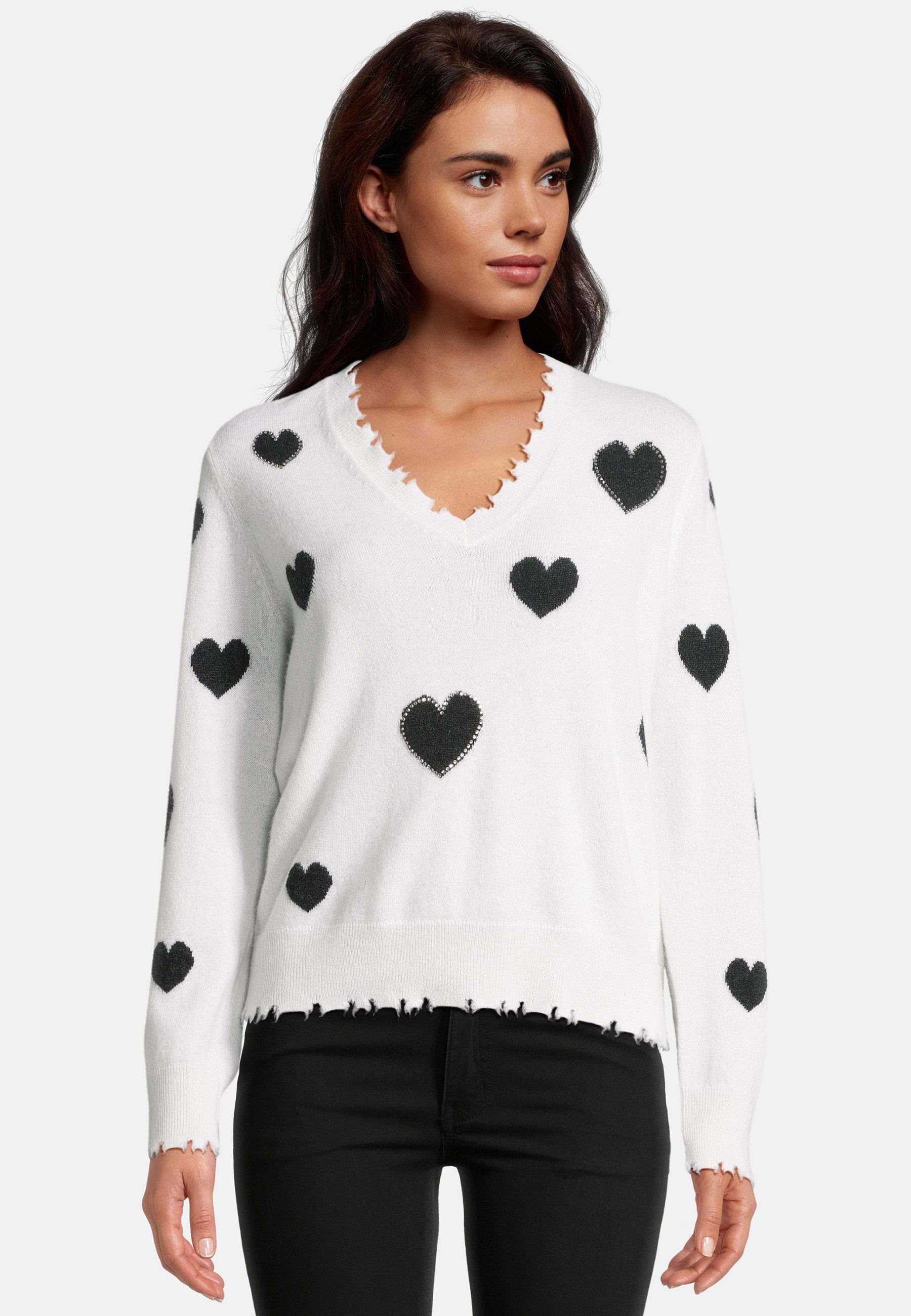 Princess goes Hollywood Strickpullover mit Schmucksteinen günstig online kaufen