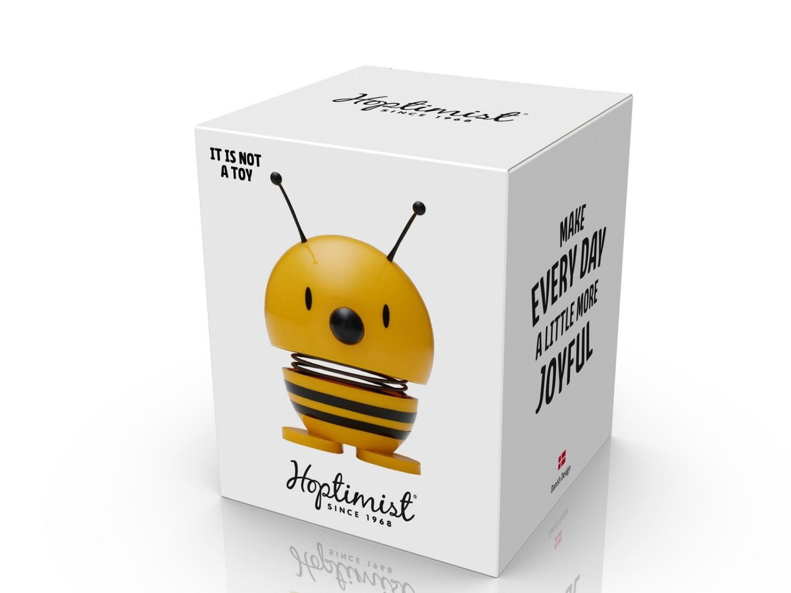 HOPTIMIST Dekofigur Bee yellow 7,2cm