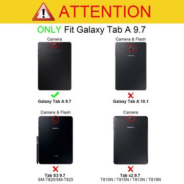 Fintie Tablet-Hülle für Samsung Galaxy Tab A 9.7 Zoll T550N / T555N Tablet-PC, Ultra Schlank Ständer SlimShell Cover mit Auto Schlaf/Wach Funktion