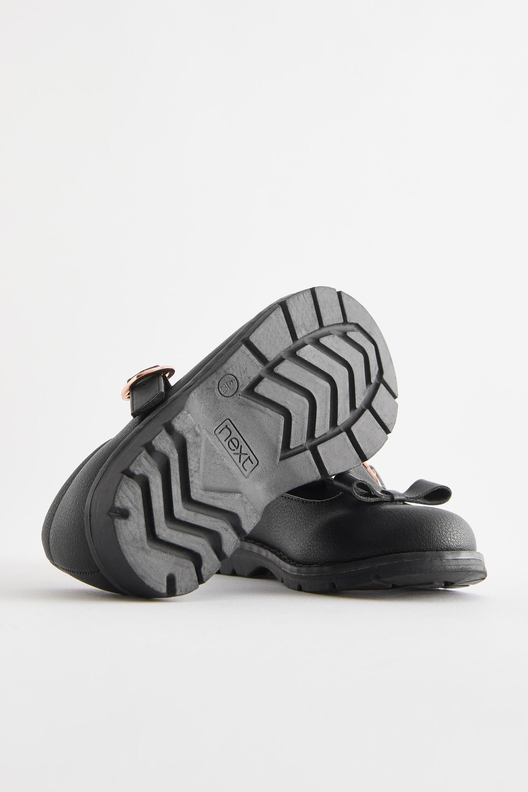 (1-tlg) T-Steg und Schleife T-Strap-Sandale Next Kleinkinder-Schuhe Black mit