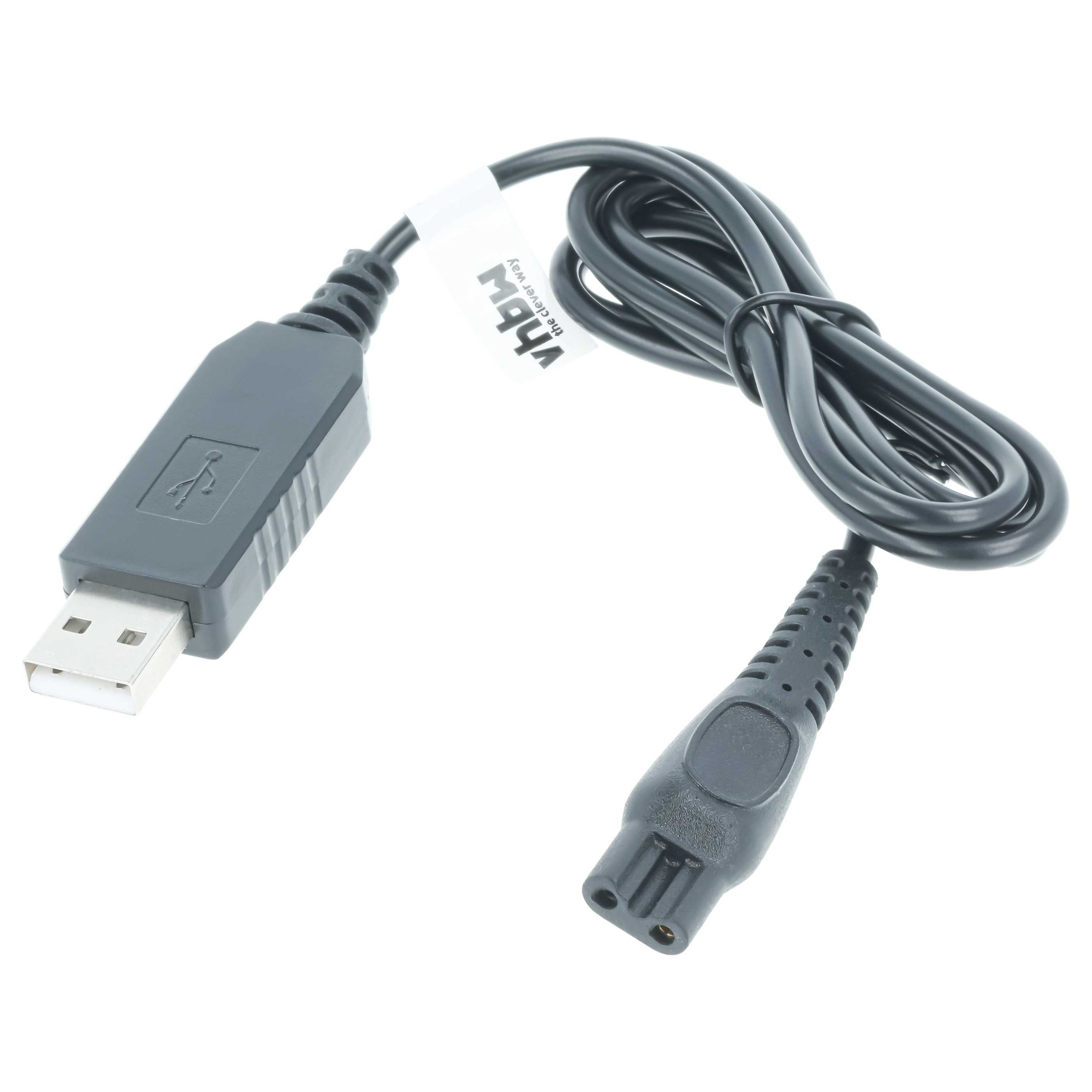vhbw passend für Philips HQ8270/21, HQ8290, HQ8270/22, HQ8270, HQ8270/18, USB-Kabel, (200.0 cm)