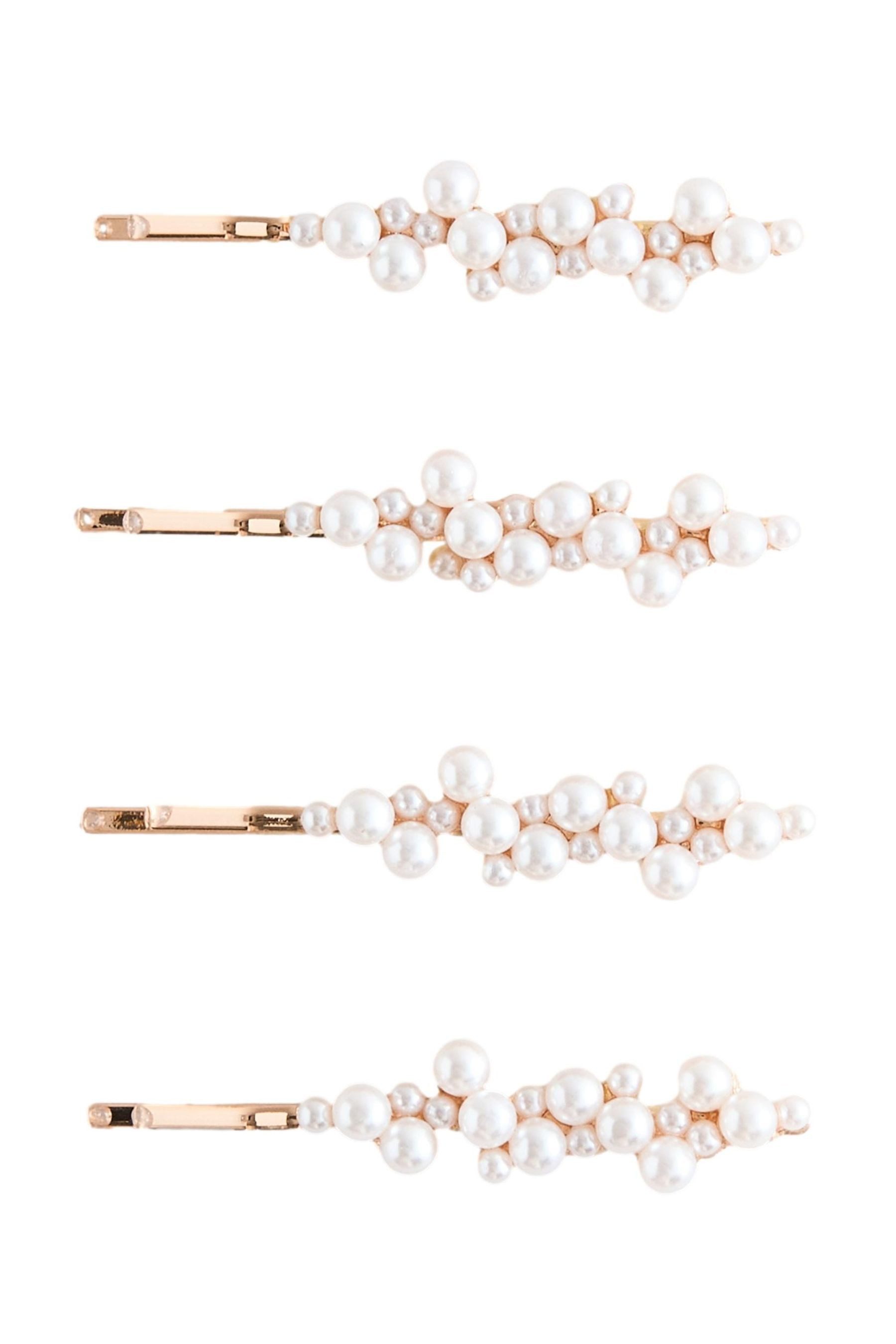 Next Haarklemme Haarkamm mit Perlmutteffekt