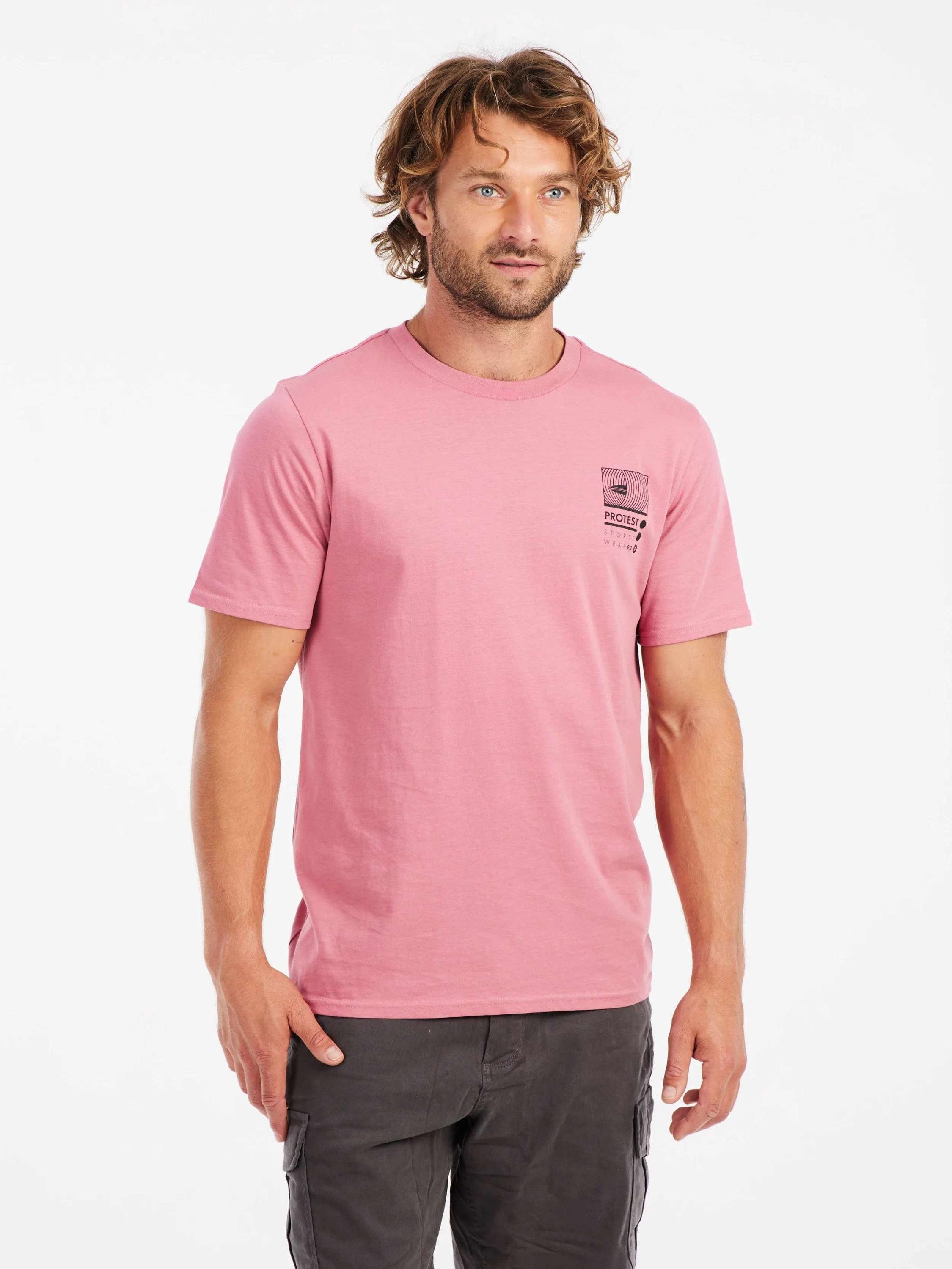 Protest Print-Shirt PRTKeidi t-shirt DuskSkyPink