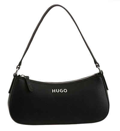 HUGO Schultertasche Chris SM Hobo R., im dezenten Stil Handtasche Damen, Tasche Damen Recycelte Materialien