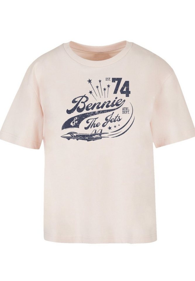 F4NT4STIC T-Shirt Elton John Bennie And The Jets Musik, Band, Logo,  Komfortabel und vielseitig kombinierbar