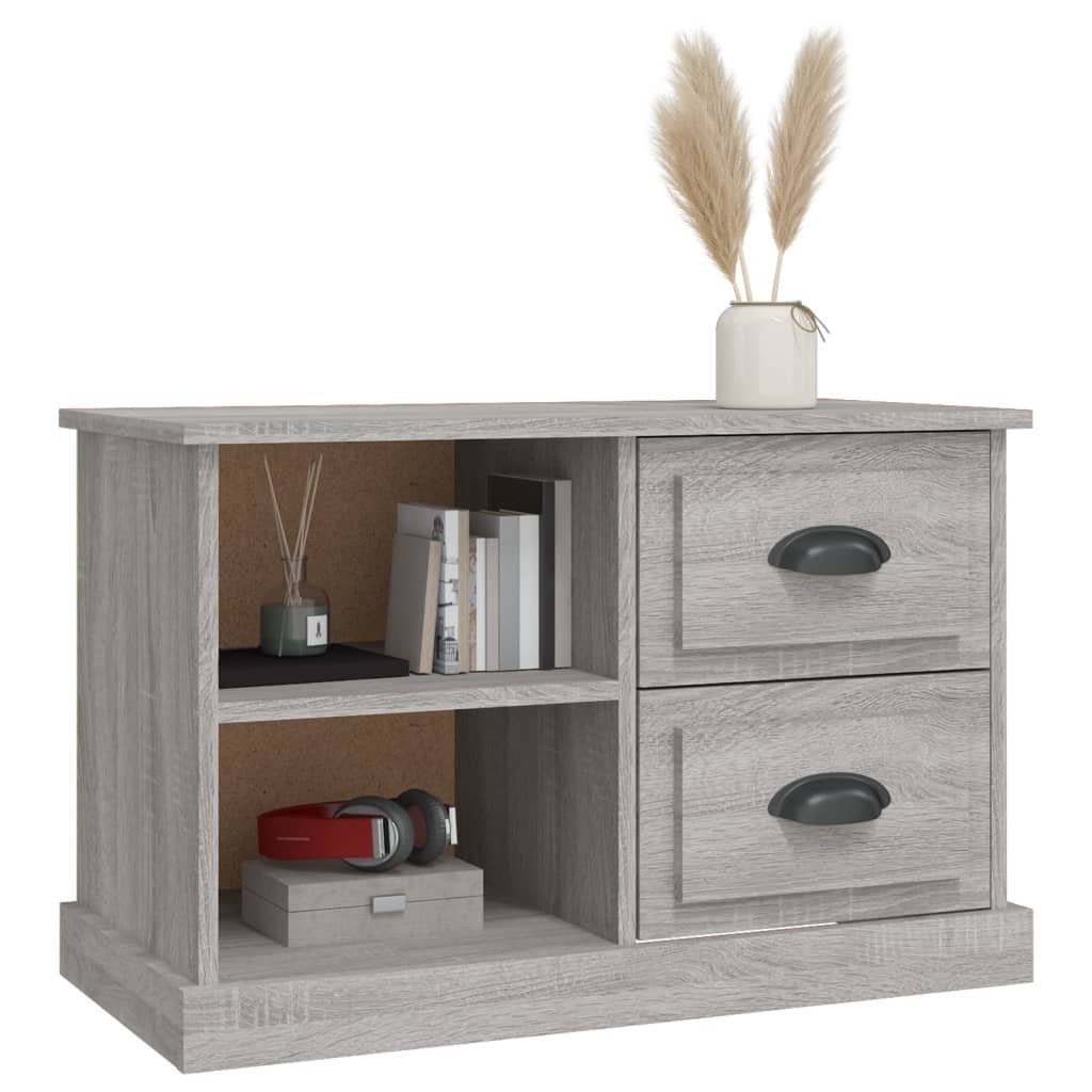 (1-St) Grau Holzwerkstoff Sonoma TV-Schrank cm TV-Schrank vidaXL 73x35,5x47,5