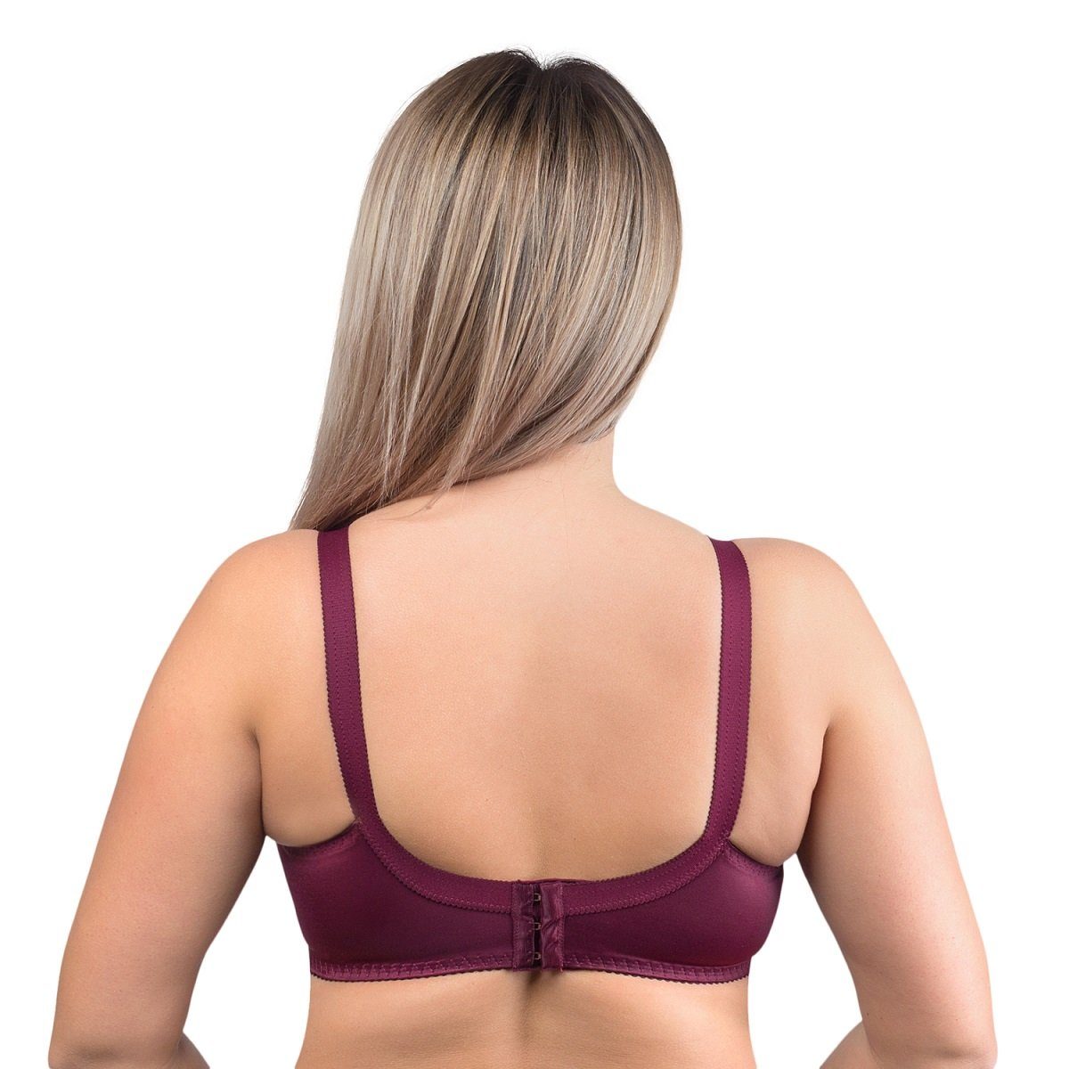 Verally Bügelloser BH VERALLY Entlastungs BH ohne Bügel für große Größen, sehr bequem, hoher (Set, 1-tlg) Basic Dessous
