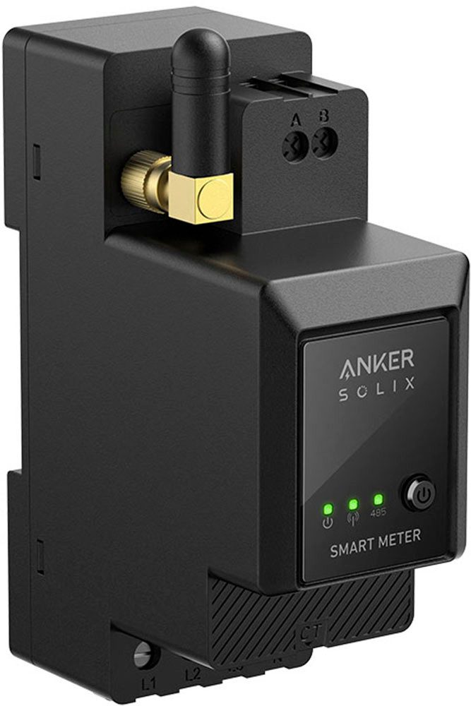 offgridtec Strommessgerät Anker SOLIX Smarter Stromzähler 3-phasig 120A für E1600 Pro / Plus, präzise 1-Watt Leistungsanpassung