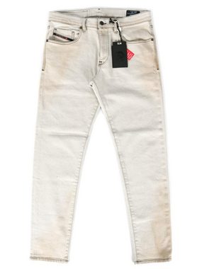 Diesel Slim-fit-Jeans Creme Weiß - Vintage Look - D-Strukt-SP20 09A52