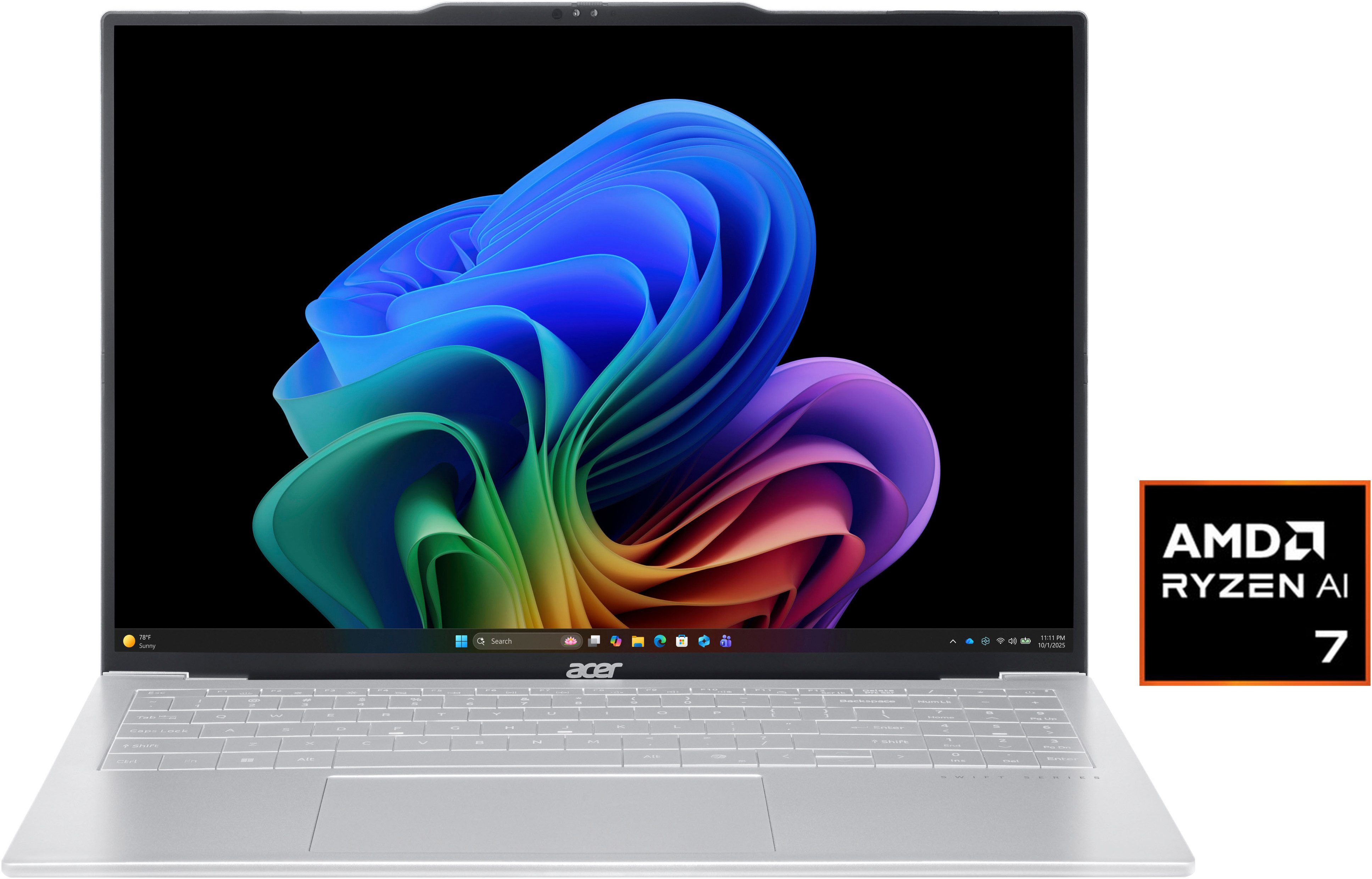 Acer SFA16-61M-R6R8 Notebook (40,64 cm/16 Zoll, AMD Ryzen™ AI 7 350, Radeon 860M, 16 GB, 1024 GB SSD)