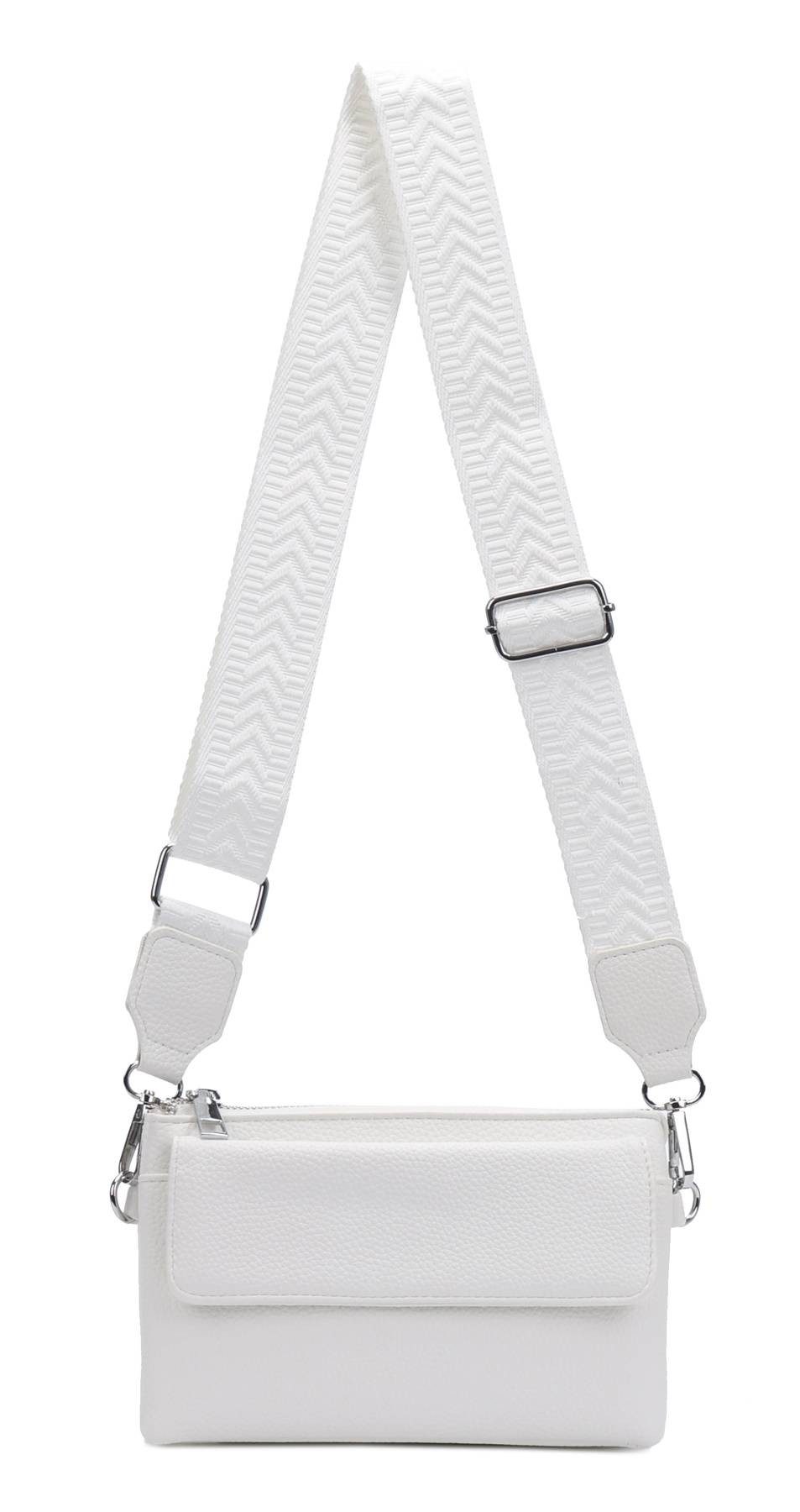 Geldbörse Damen Umhängetasche CrossBody Brieftasche Geldbörse Handytasche Reise