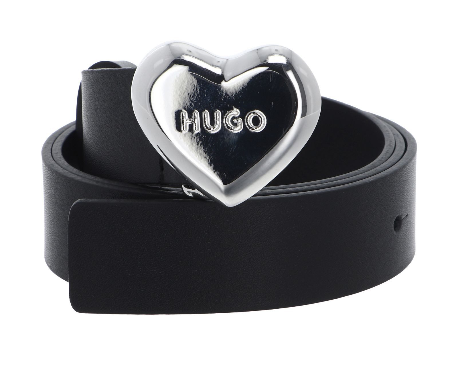 HUGO Ledergürtel Serce Sz30 Leather Belt aus echtem Rindsleder