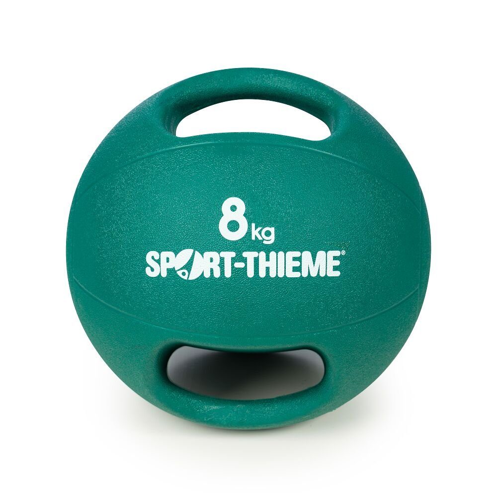 abwischbar Grün Abriebfestigkeit, Grip, leicht Medizinball kg, Medizinball 8 Sport-Thieme Dual hohe Strapazierfähig,