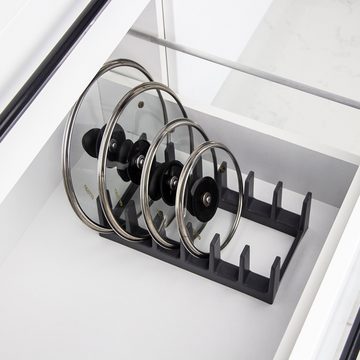 BOAA Fresh Küchenorganizer-Set Topfdeckelhalter für 6 Topfdeckel