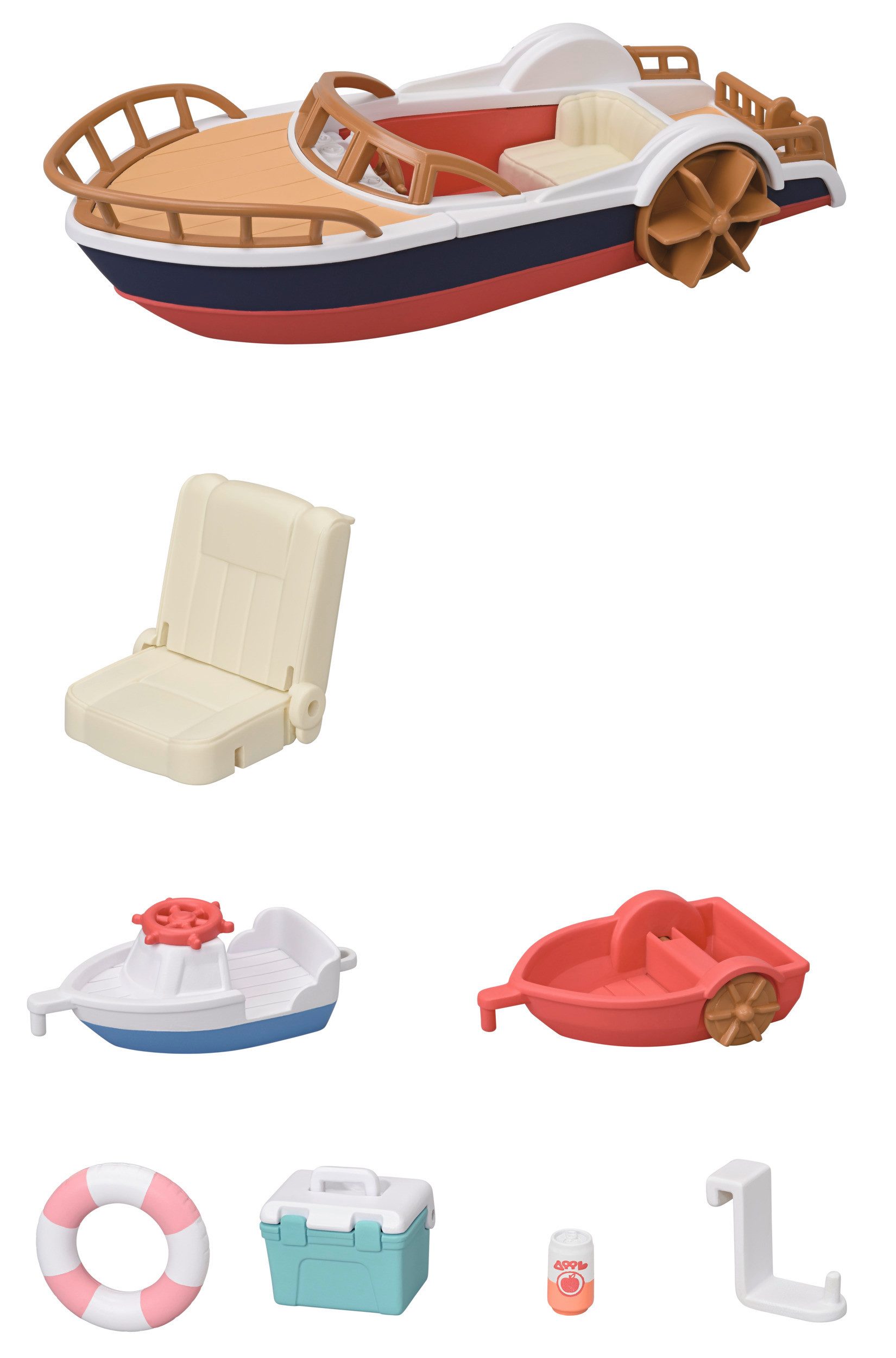 Sylvanian Families Spielzeug-Boot Ausflugsboot mit Robbe