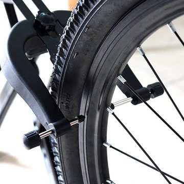 OSTWOLKE Fahrrad-Montageständer 1x Fahrrad Zentrierständer Rennrad Zentrier Ständer für 16-29" Räder (1-tlg)