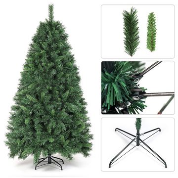 Salcar Künstlicher Weihnachtsbaum »Weihnachtsbaum Künstlich Tannenbaum Christbaum mit 100% PE Spitzen PVC«, 180cm mit 580 Spitzen