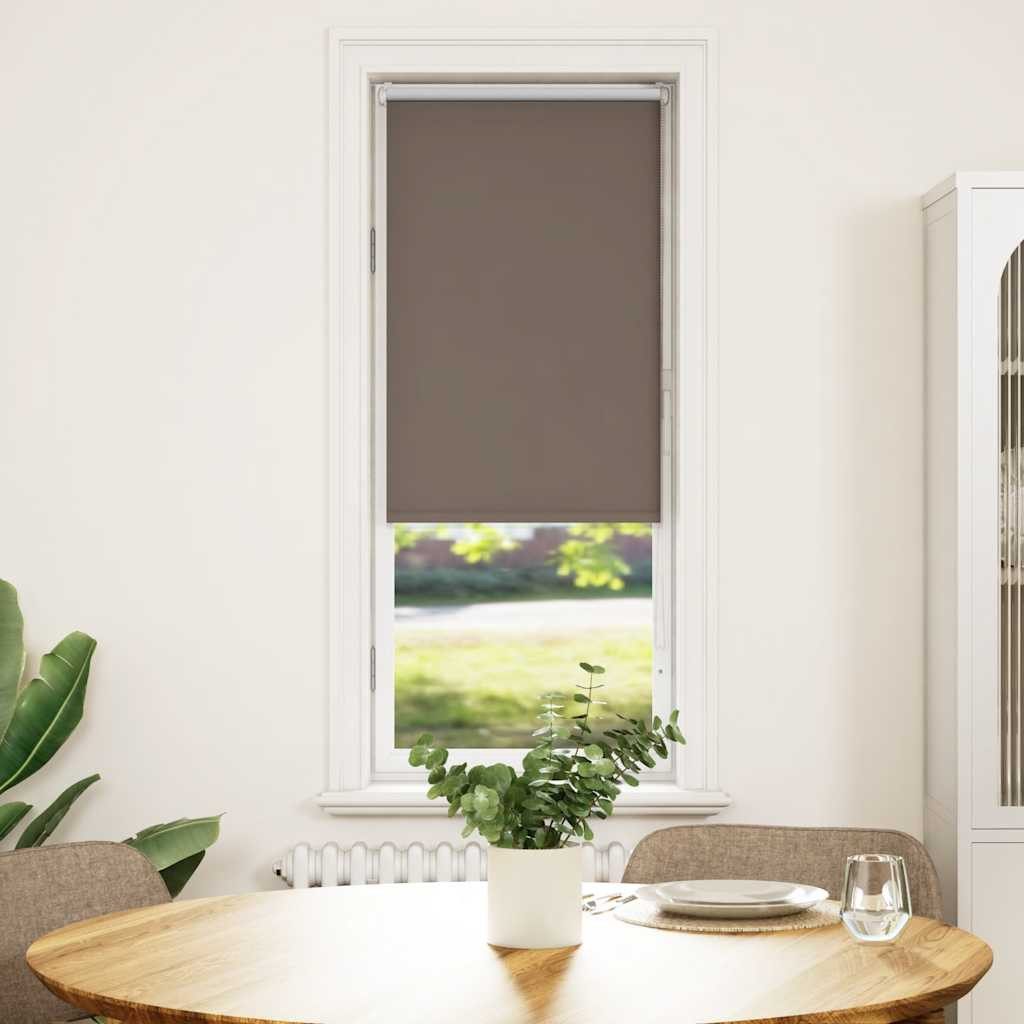 Verdunklungsrollo Verdunkelungsrollo 40x150cm Kaffeebraun, furnicato, Bohrlose Klemmhalterung Sonnenrollo mit Kettenverbinder für Büro