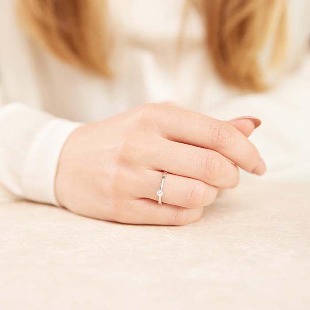 Unique Verlobungsring Verlobungsring Wei...