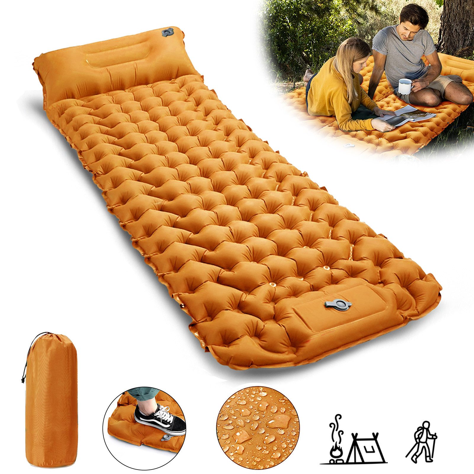 CALIYO Isomatte Isomatte Outdoor, Isomatte Ultraleicht, Isomatte Camping Outdoor, erschleißfest/wasserabweisend/Reißfestigkeit