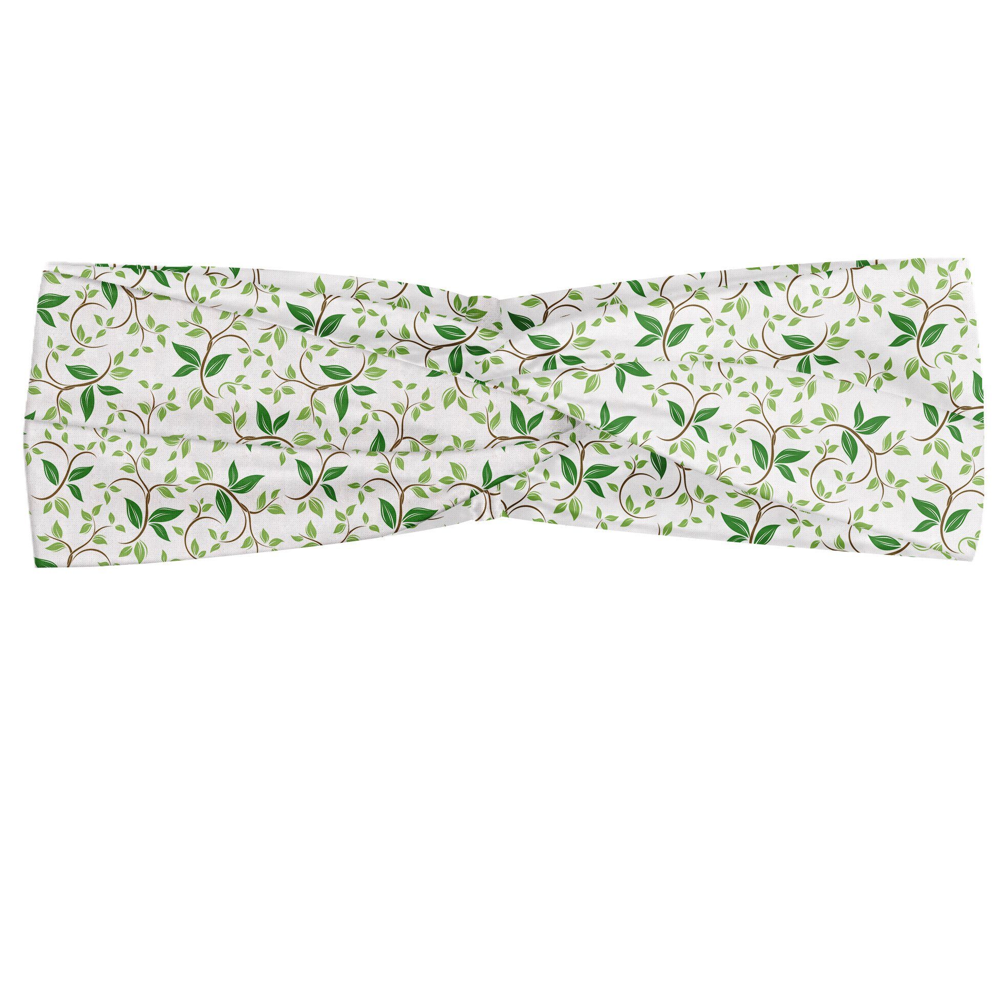 Abakuhaus Stirnband Elastisch und Angenehme alltags accessories Natur Ivy Green Leaves