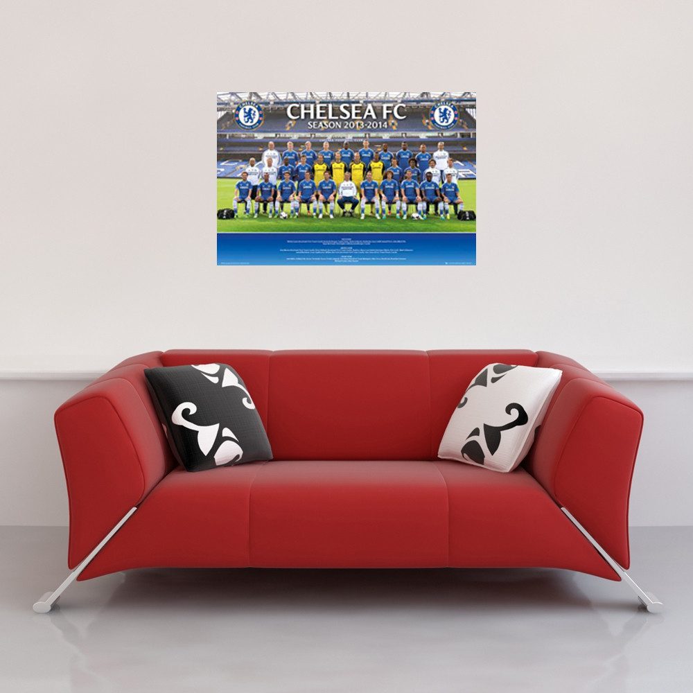 Poster Fußball - Poster - Chelsea - Team Photo 13/14