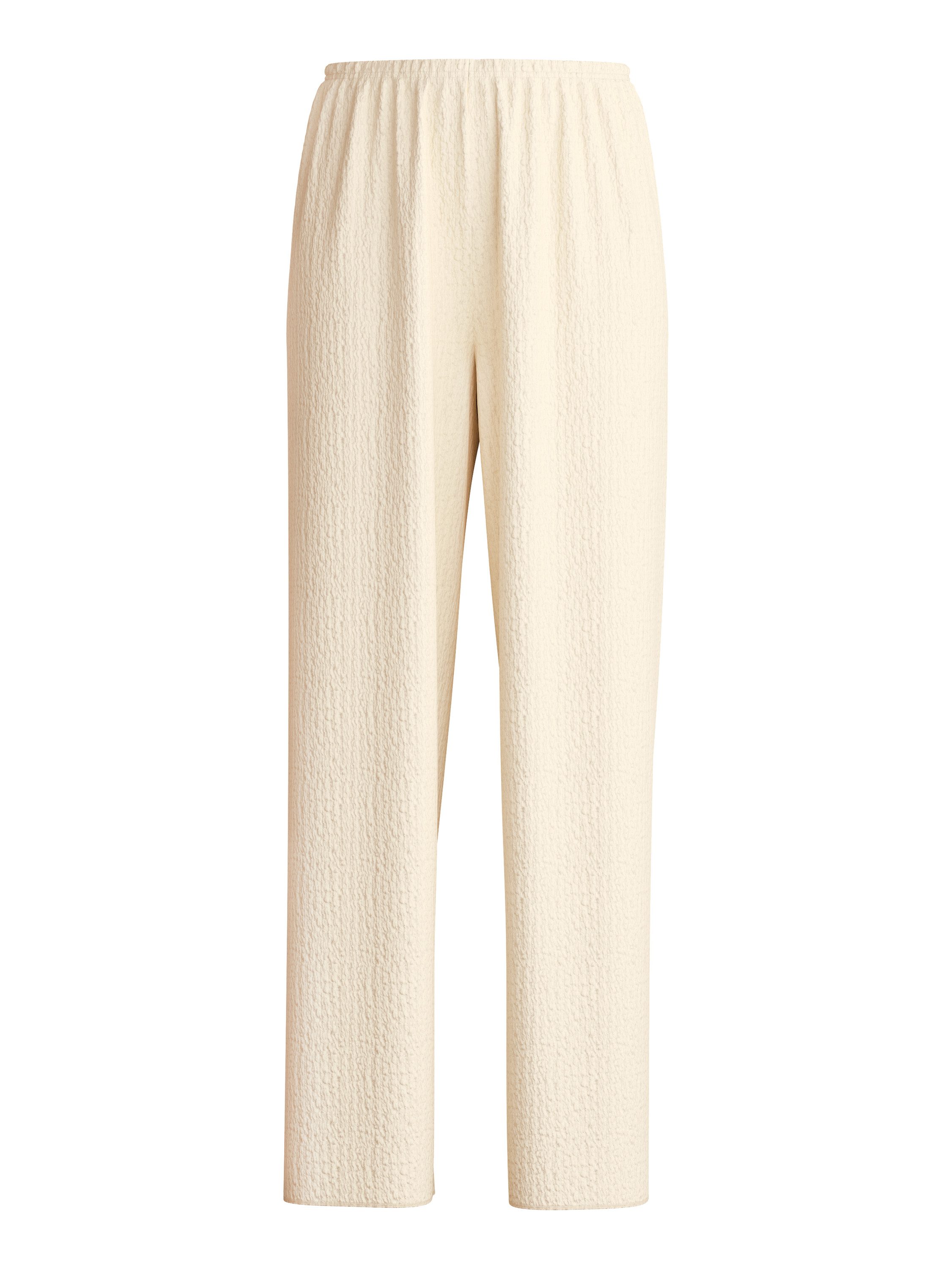 CALIDA Pyjamahose Favourites Layering Damen (1-tlg) gekreppte Textur aus atmungsaktiver Bio Baumwolle, hautfreundlich